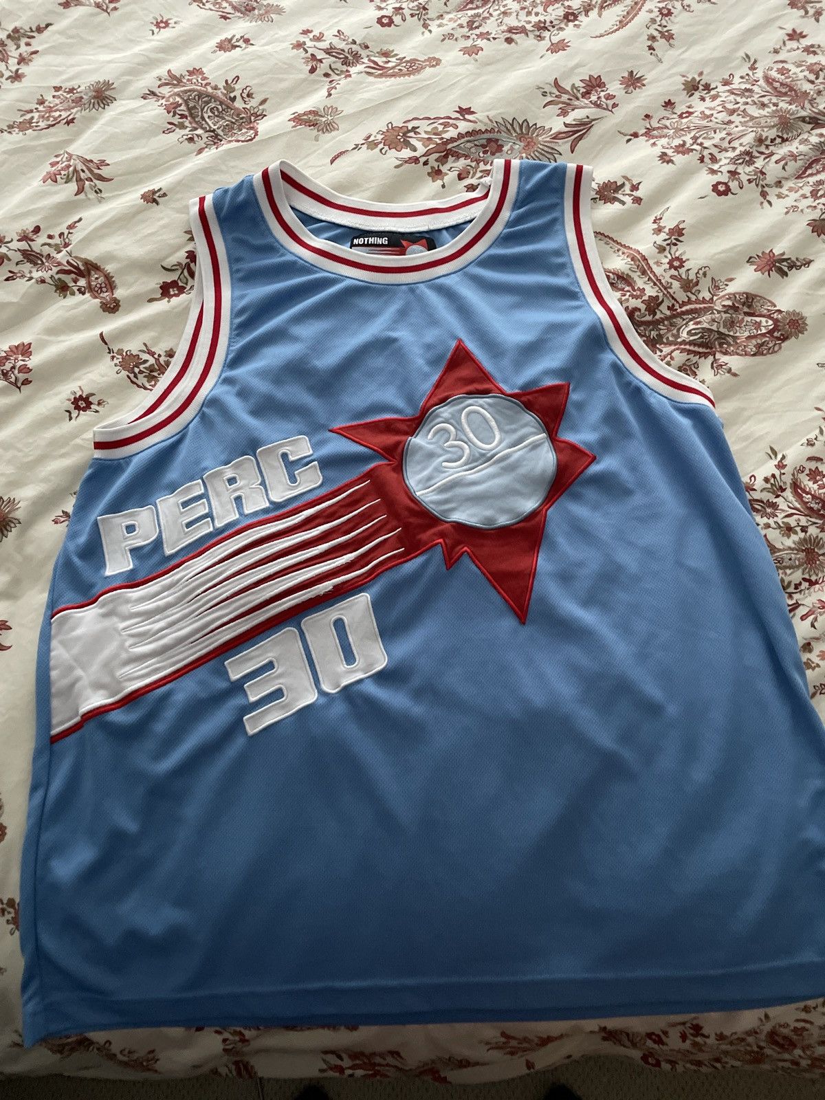 image of The Nothing Personal Perc 30 Jersey in Light Blue, Men's (Size Small)