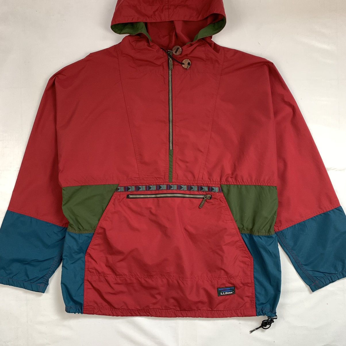 L.L. Bean × Vintage Vintage L.L.Bean Hoodie Zipper Windbreaker Jacket Size US L / EU 52-54 / 3 - 4 Thumbnail