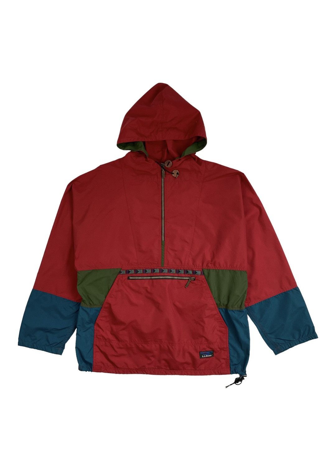 L.L. Bean × Vintage Vintage L.L.Bean Hoodie Zipper Windbreaker Jacket Size US L / EU 52-54 / 3 - 1 Thumbnail