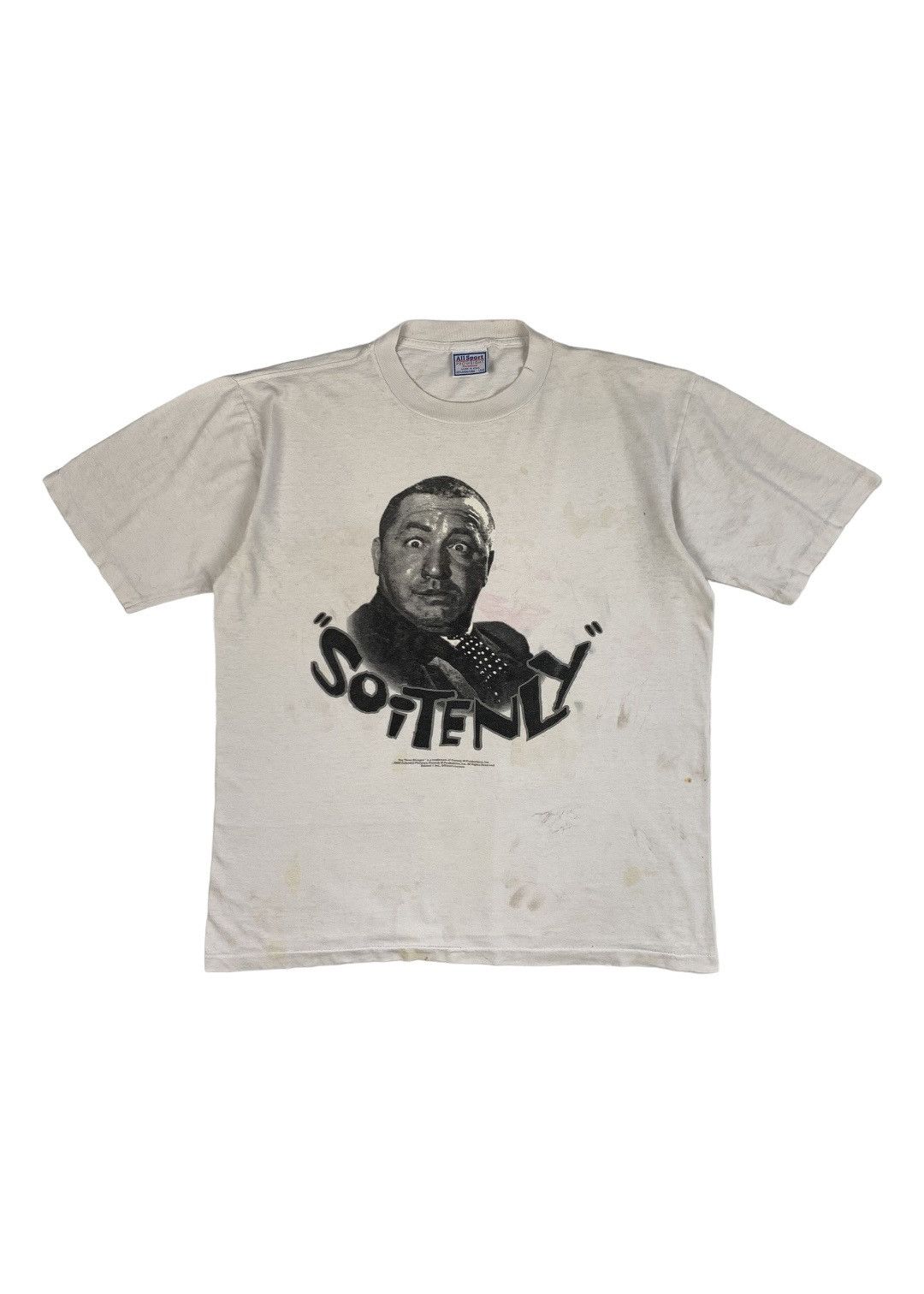 Vintage Vintage 1996 The Three Stooges Television Series Shirt Size US L / EU 52-54 / 3 - 1 Thumbnail
