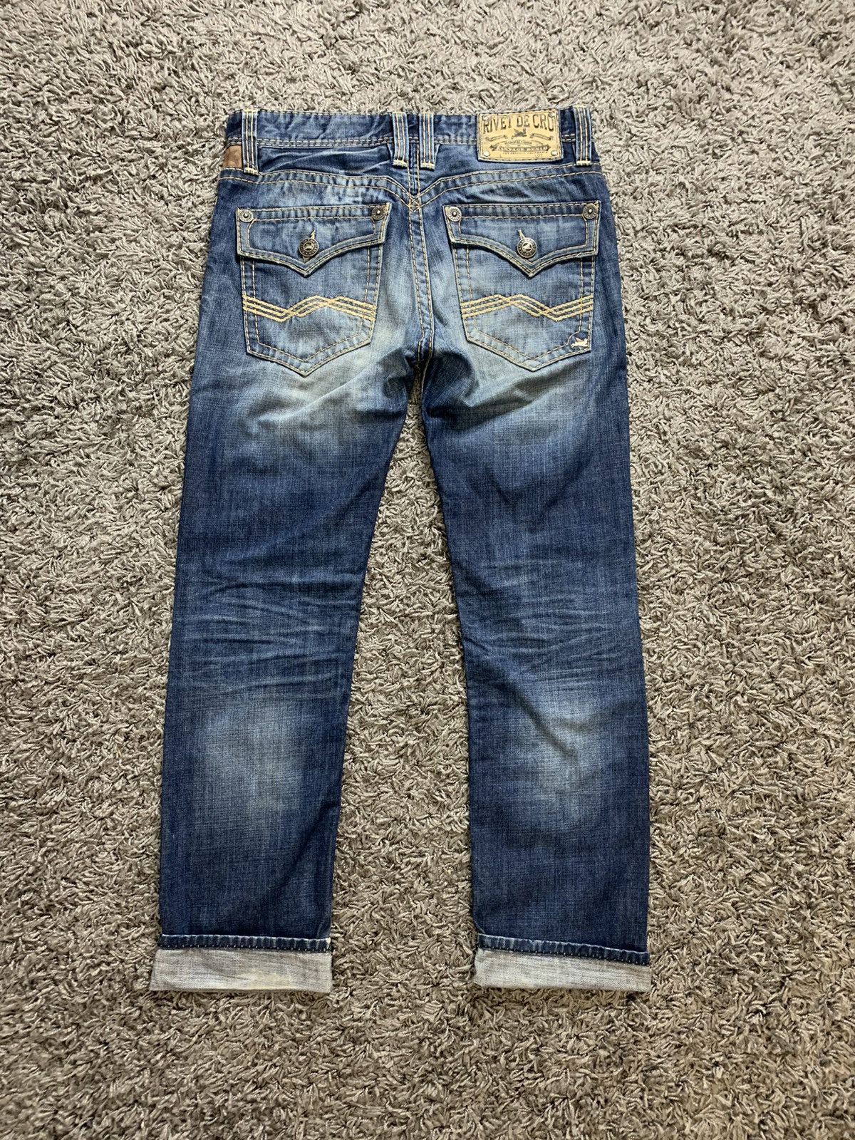 Denime River de cru jeans Mae Los Angeles California Premium Jeans Size US 32 / EU 48 - 1 Thumbnail
