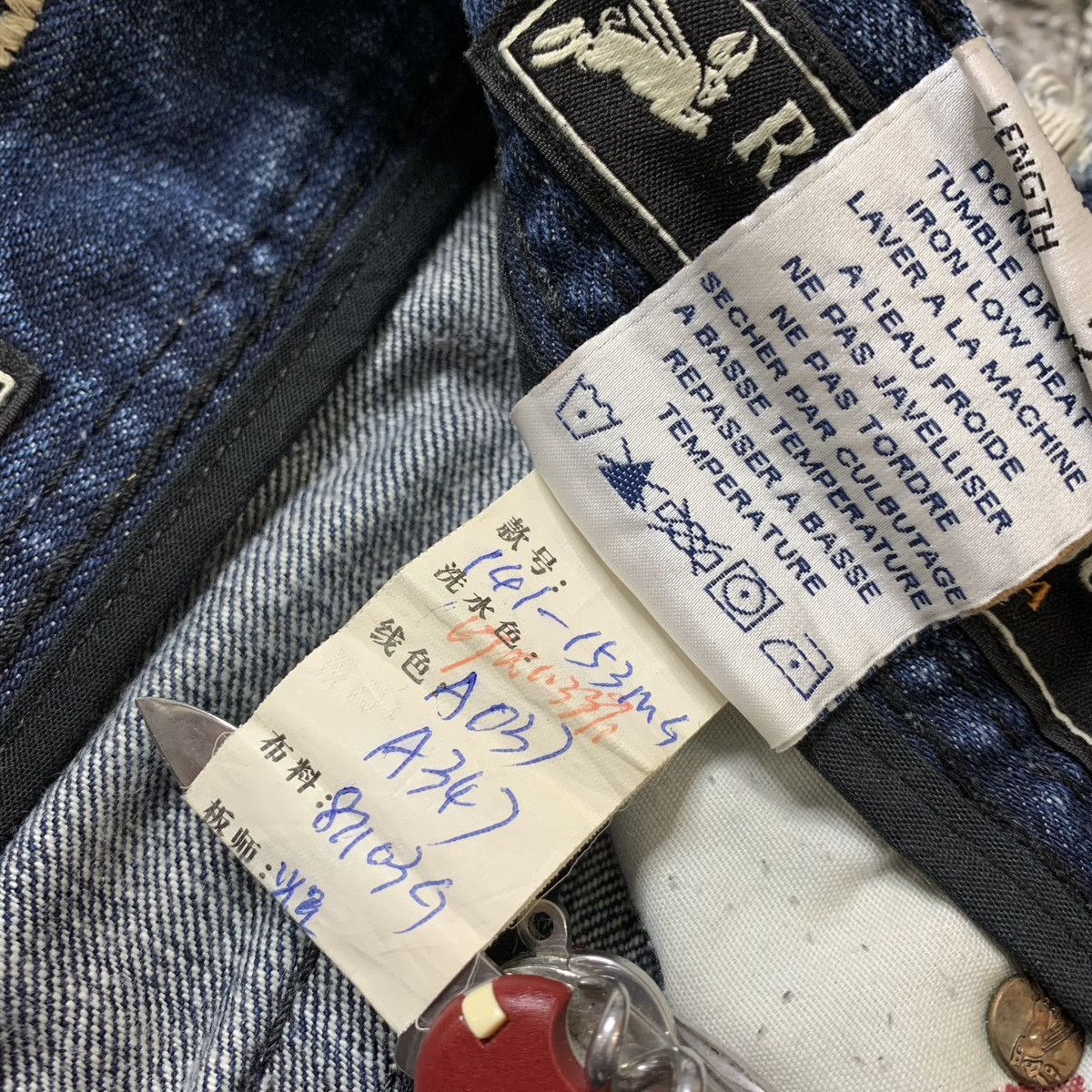 Denime River de cru jeans Mae Los Angeles California Premium Jeans Size US 32 / EU 48 - 14 Thumbnail