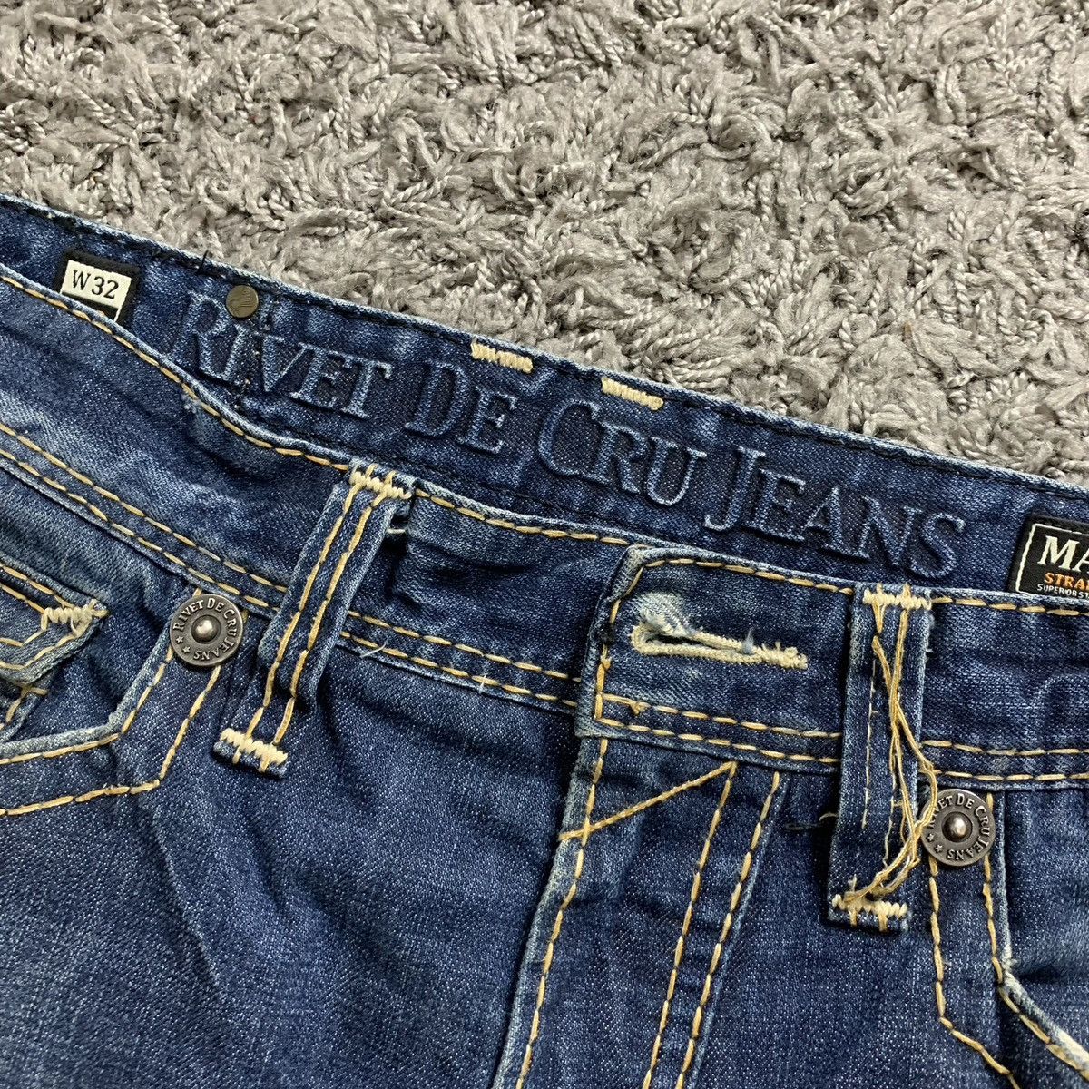 Denime River de cru jeans Mae Los Angeles California Premium Jeans Size US 32 / EU 48 - 9 Thumbnail