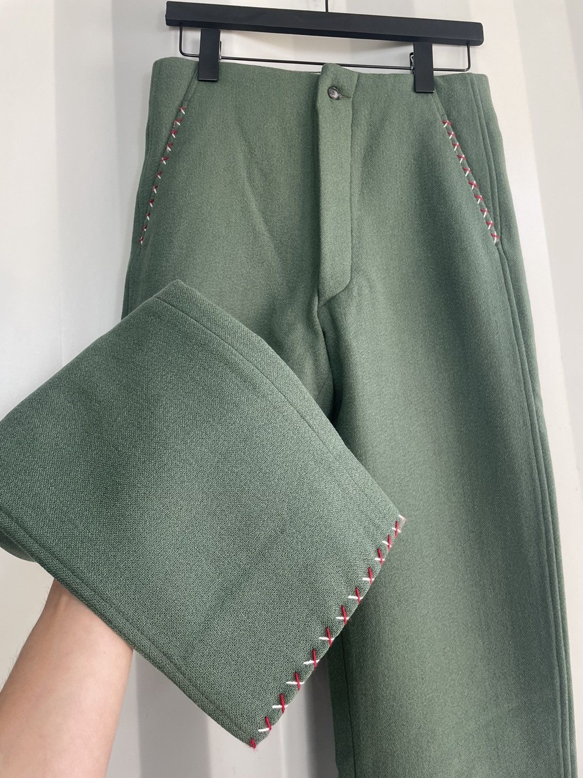 Bode Contrast Stitch Trousers Size US 29 - 1 Thumbnail