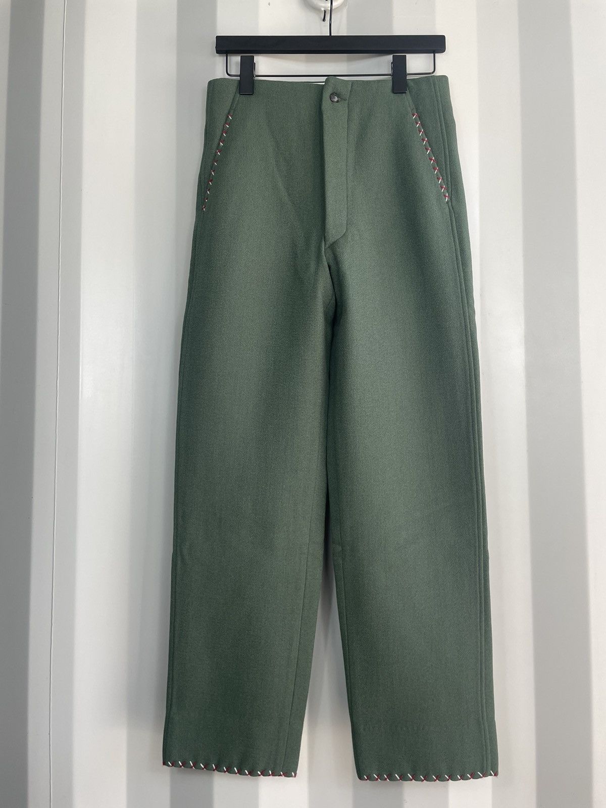 Bode Contrast Stitch Trousers Size US 29 - 2 Thumbnail