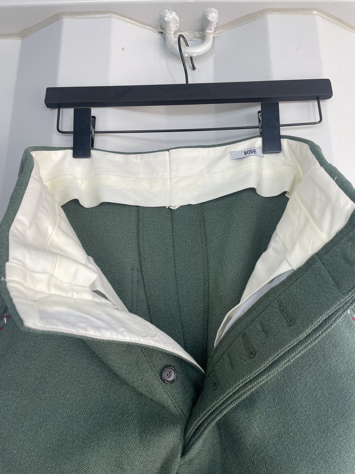 Bode Contrast Stitch Trousers Size US 29 - 7 Thumbnail