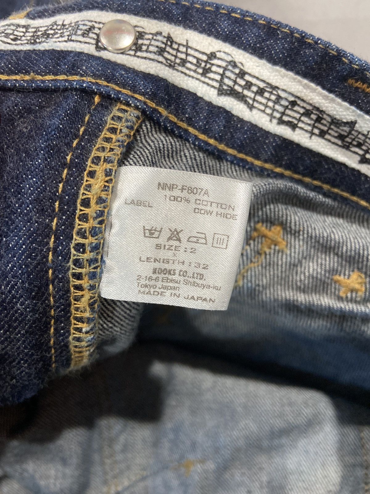 Japanese Brand × Number (N)ine Cropped hem Number (N)ine jeans Size US 29 - 5 Thumbnail