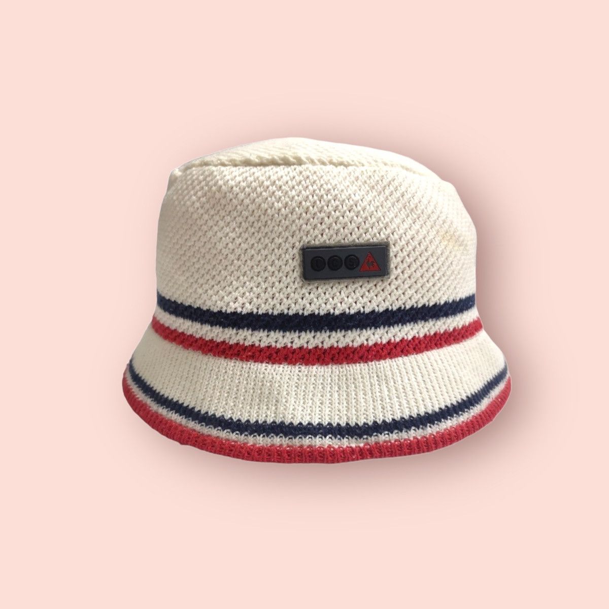 Edition Japan × Le Coq Sportif × Vintage RARE LE COQ SPORTIF VINTAGE KNITTED BUCKET HAT JAPAN Size ONE SIZE - 1 Thumbnail