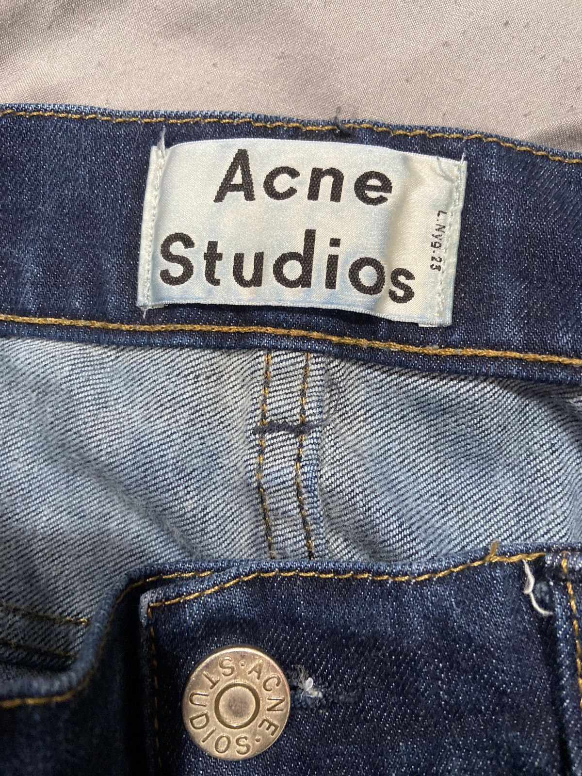 Acne Studios Acne Studios ACE RAW GOTHIC Jeans Size US 33 - 4 Thumbnail