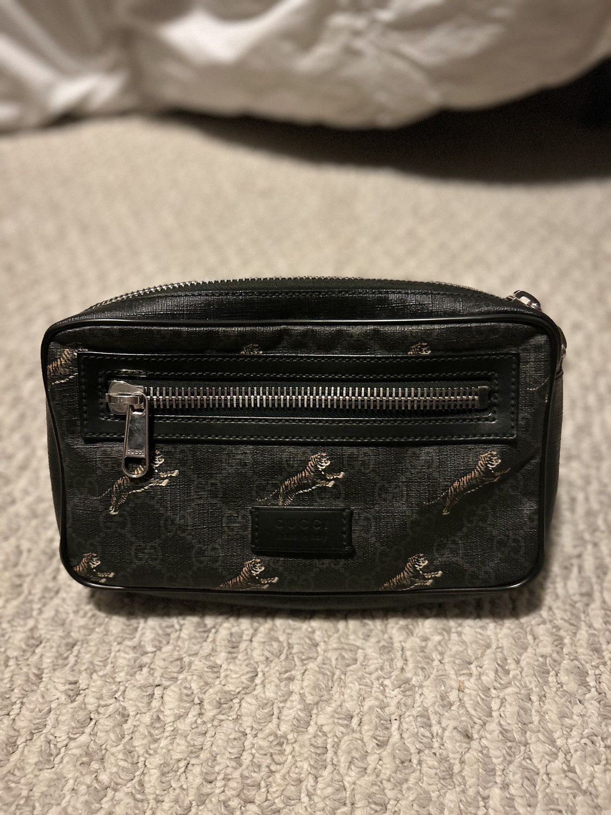 Gucci Gucci Black GG Tiger Print Belt Bag Size ONE SIZE - 2 Thumbnail