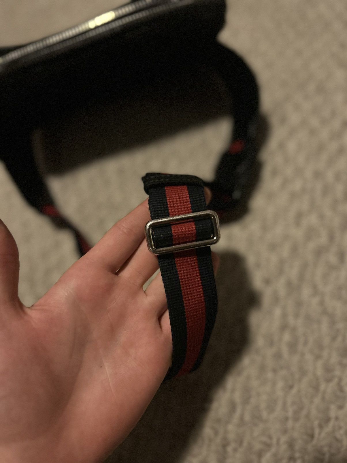 Gucci Gucci Black GG Tiger Print Belt Bag Size ONE SIZE - 4 Thumbnail