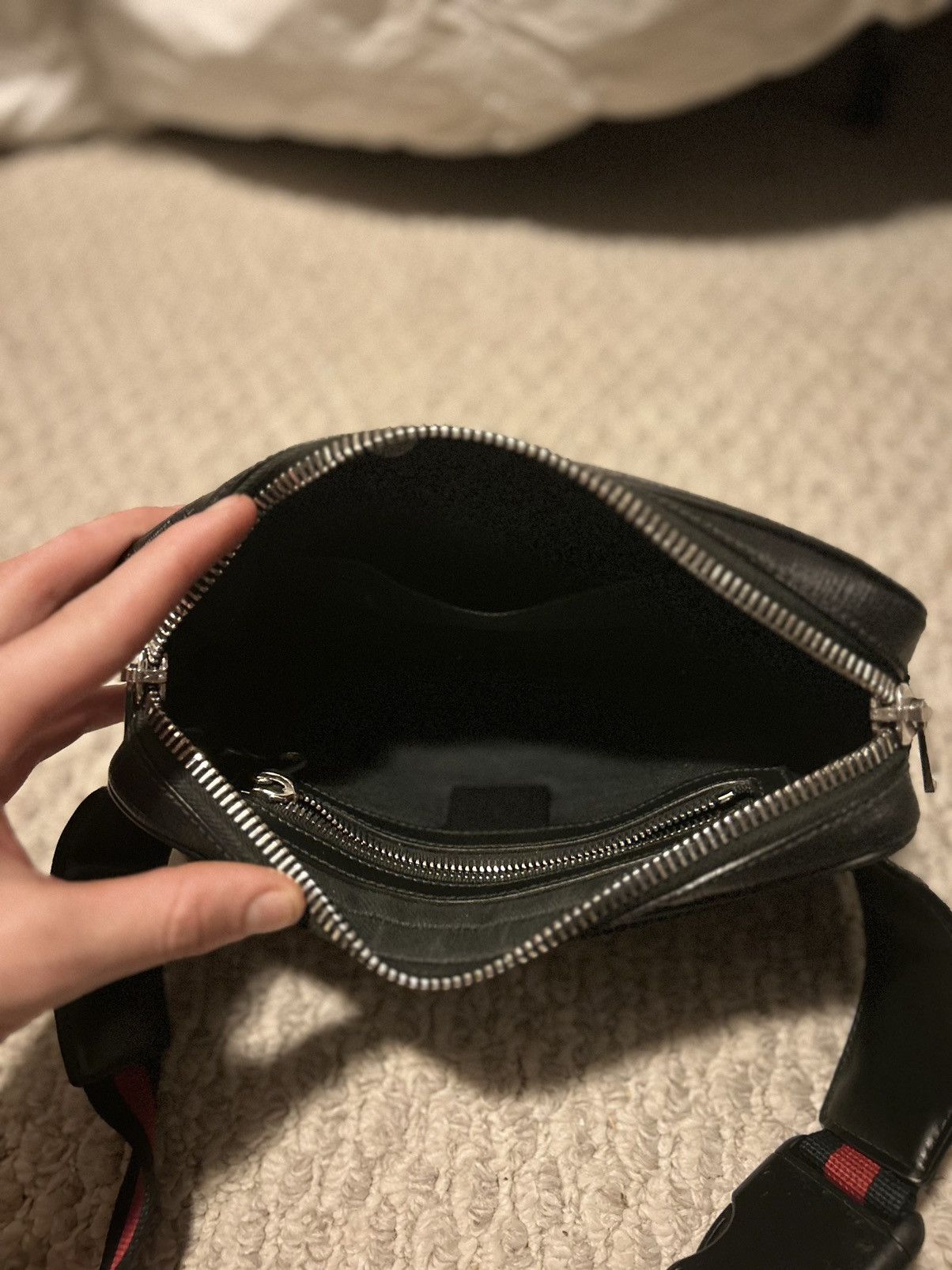Gucci Gucci Black GG Tiger Print Belt Bag Size ONE SIZE - 5 Thumbnail