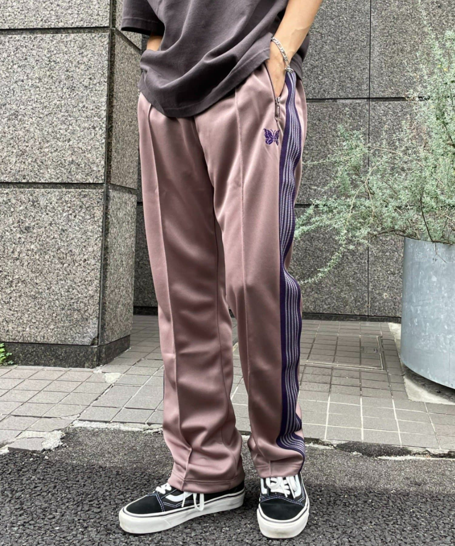 needles 22aw narrow track pant taupe s - その他