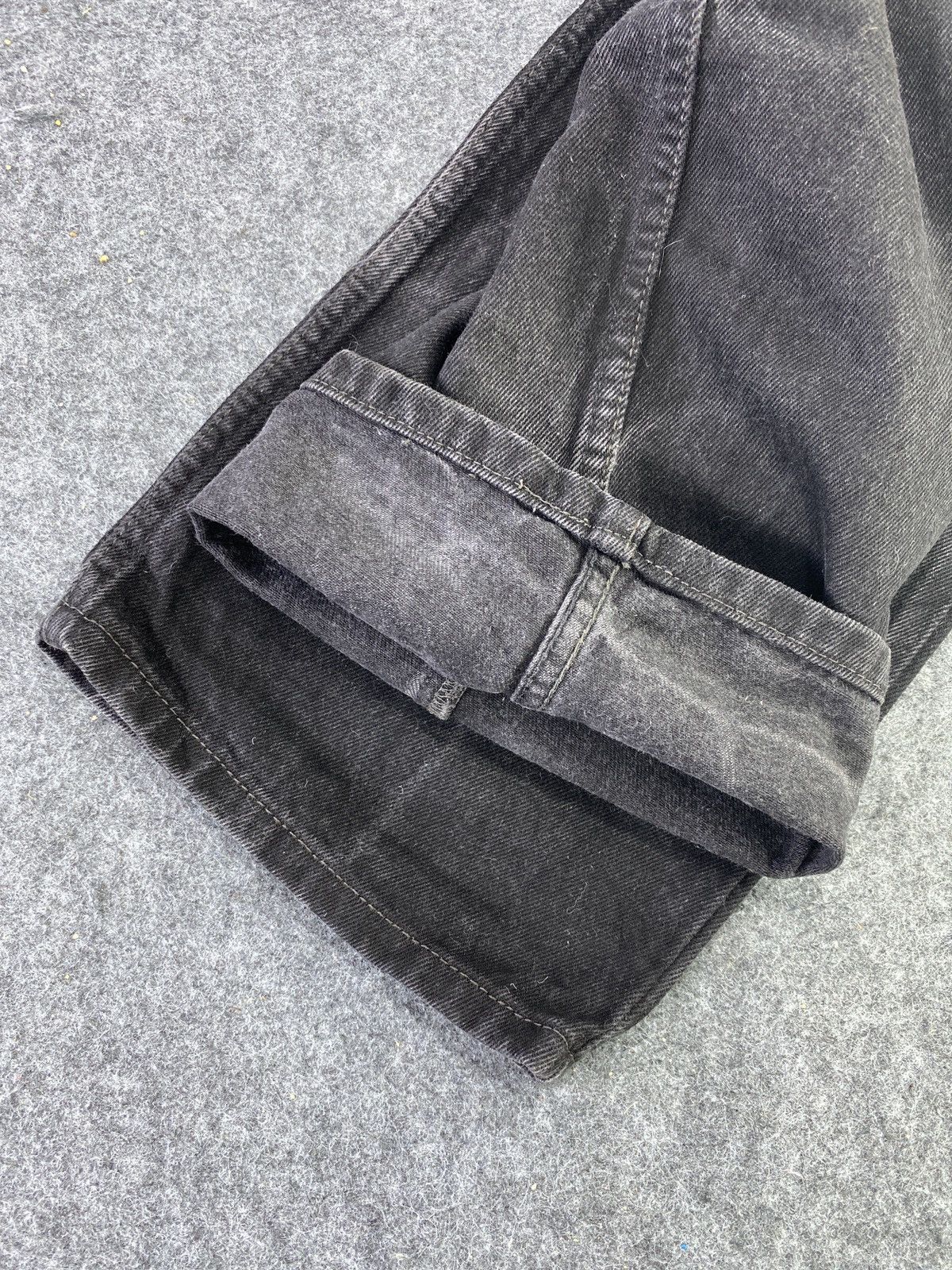 Levi's VINTAGE LEVI'S 505 BLEACHED BLACK JEANS - J633 Size US 38 / EU 54 - 7 Thumbnail