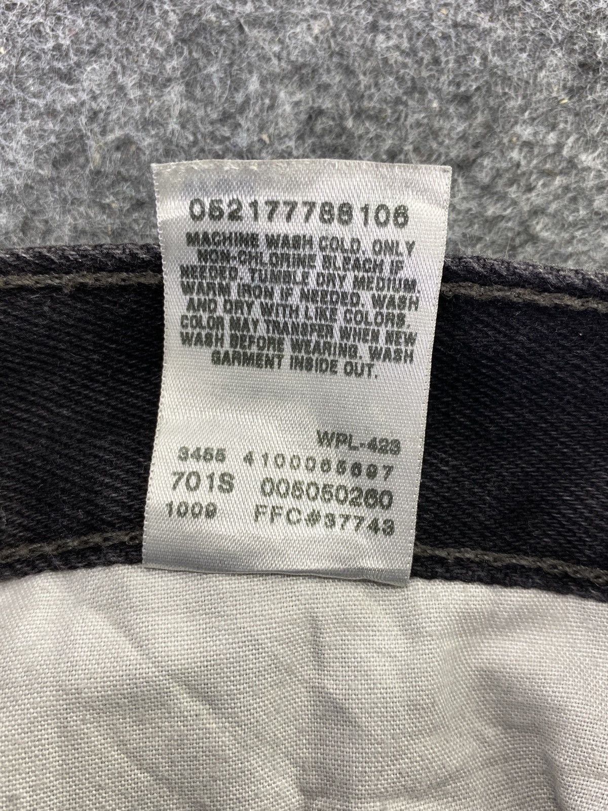 Levi's VINTAGE LEVI'S 505 BLEACHED BLACK JEANS - J633 Size US 38 / EU 54 - 6 Thumbnail