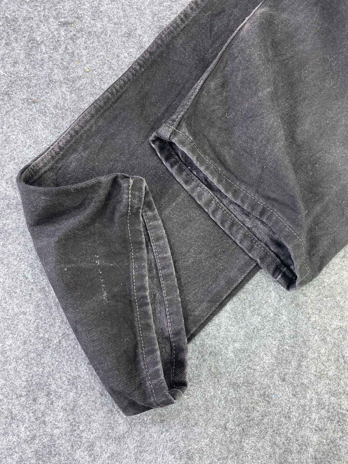 Levi's VINTAGE LEVI'S 505 BLEACHED BLACK JEANS - J633 Size US 38 / EU 54 - 8 Thumbnail