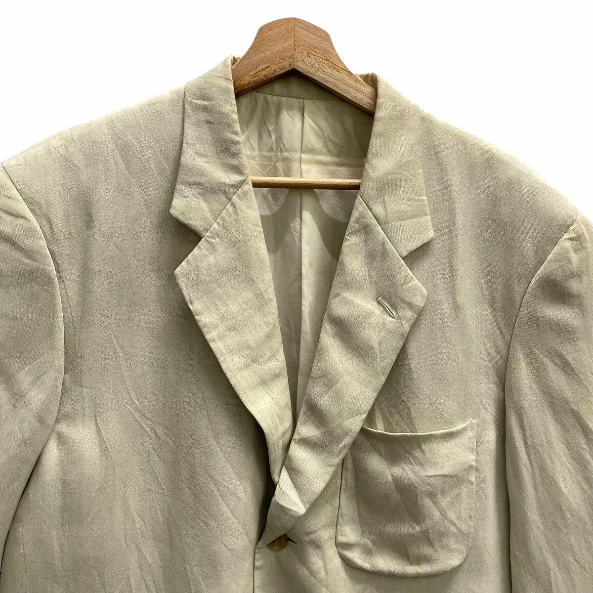 Issey Miyake × Japanese Brand 💥 SS04 ISSEY MIYAKE MEN BUTTON JACKET COAT Size US L / EU 52-54 / 3 - 4 Thumbnail
