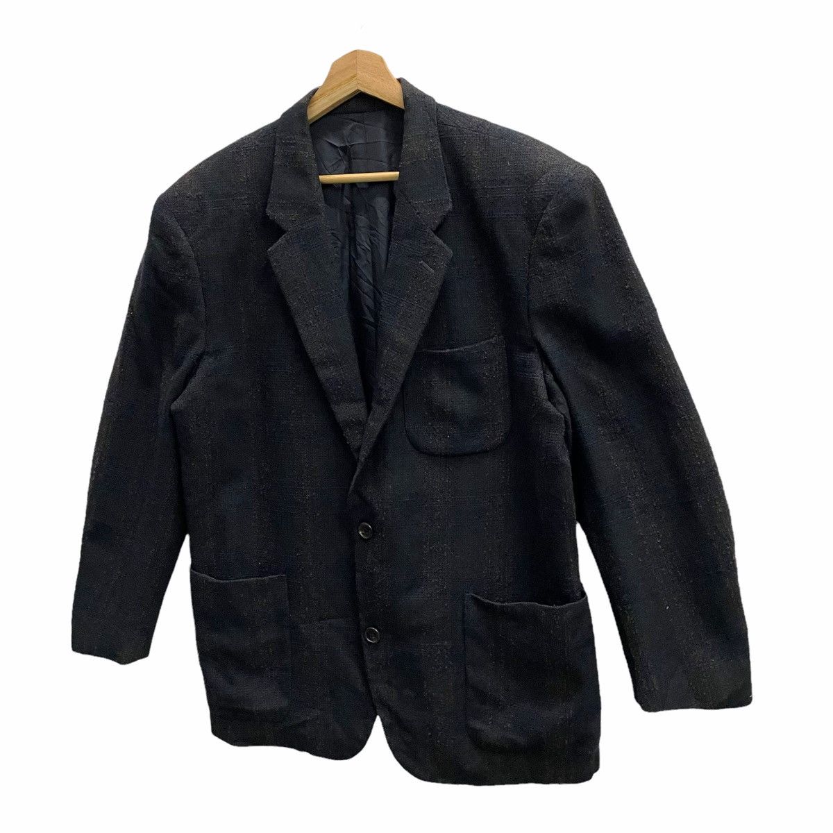 Issey Miyake × Japanese Brand 💥 80s ISSEY MIYAKE MEN BUTTON JACKET COAT Size US L / EU 52-54 / 3 - 4 Thumbnail