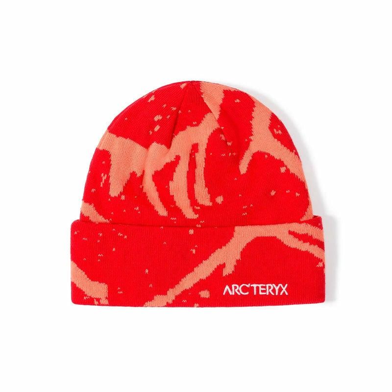 Pre-owned Arc'teryx Grotto Toque Logo Beanie Ephemera In Red