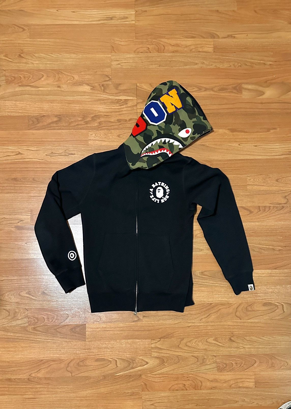 Bape BAPE x Big Sean Shark Full Zip Hoodie Grailed