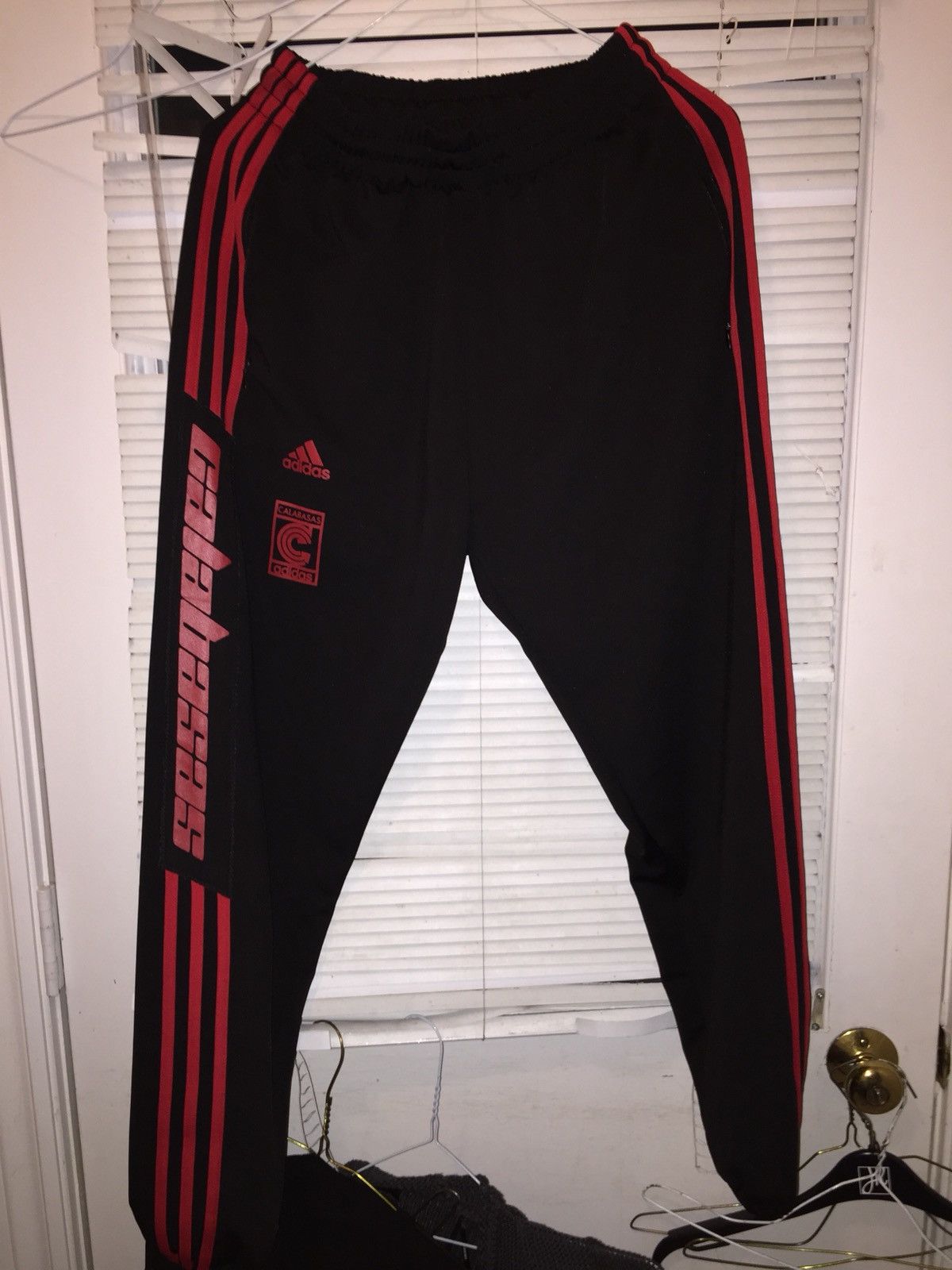 image of Adidas Calabasas Sweatpants in Black, Men's (Size 30)