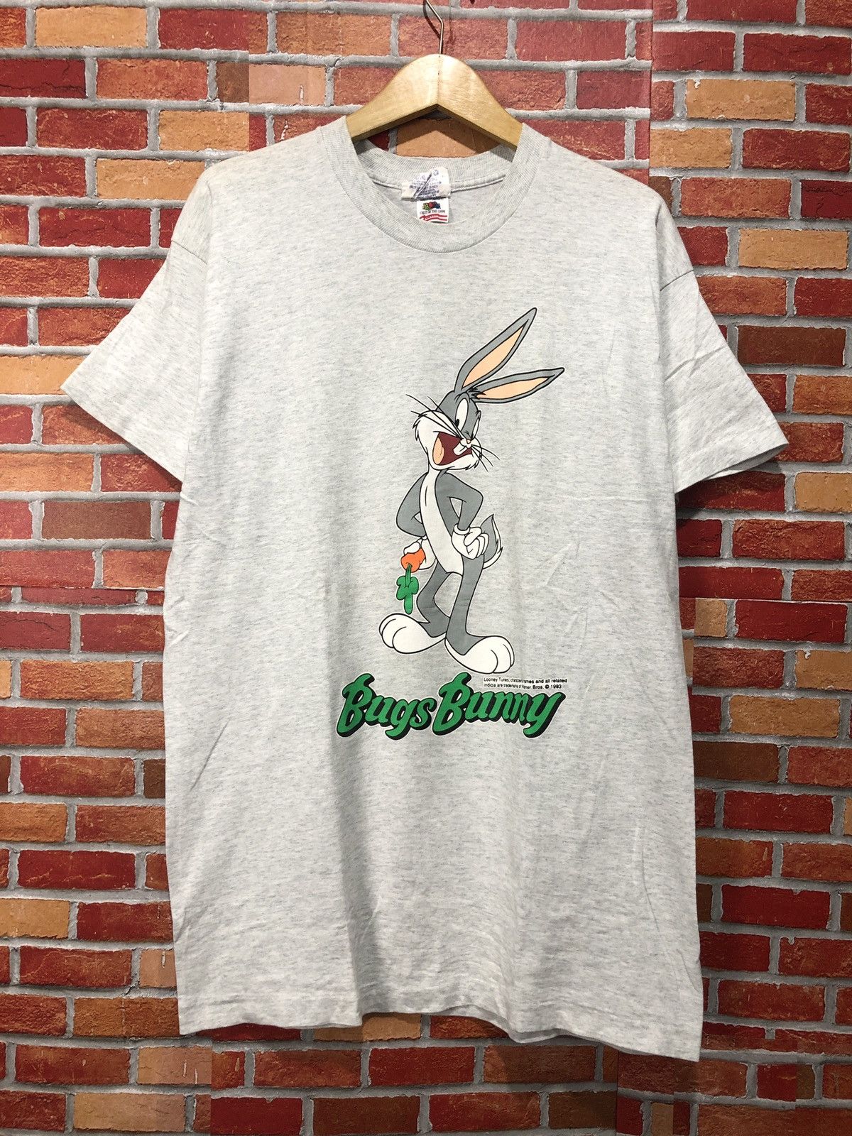 Vintage Vintage 90s Bugs Bunny Looney Tunes T-Shirt Size US L / EU 52-54 / 3 - 1 Thumbnail
