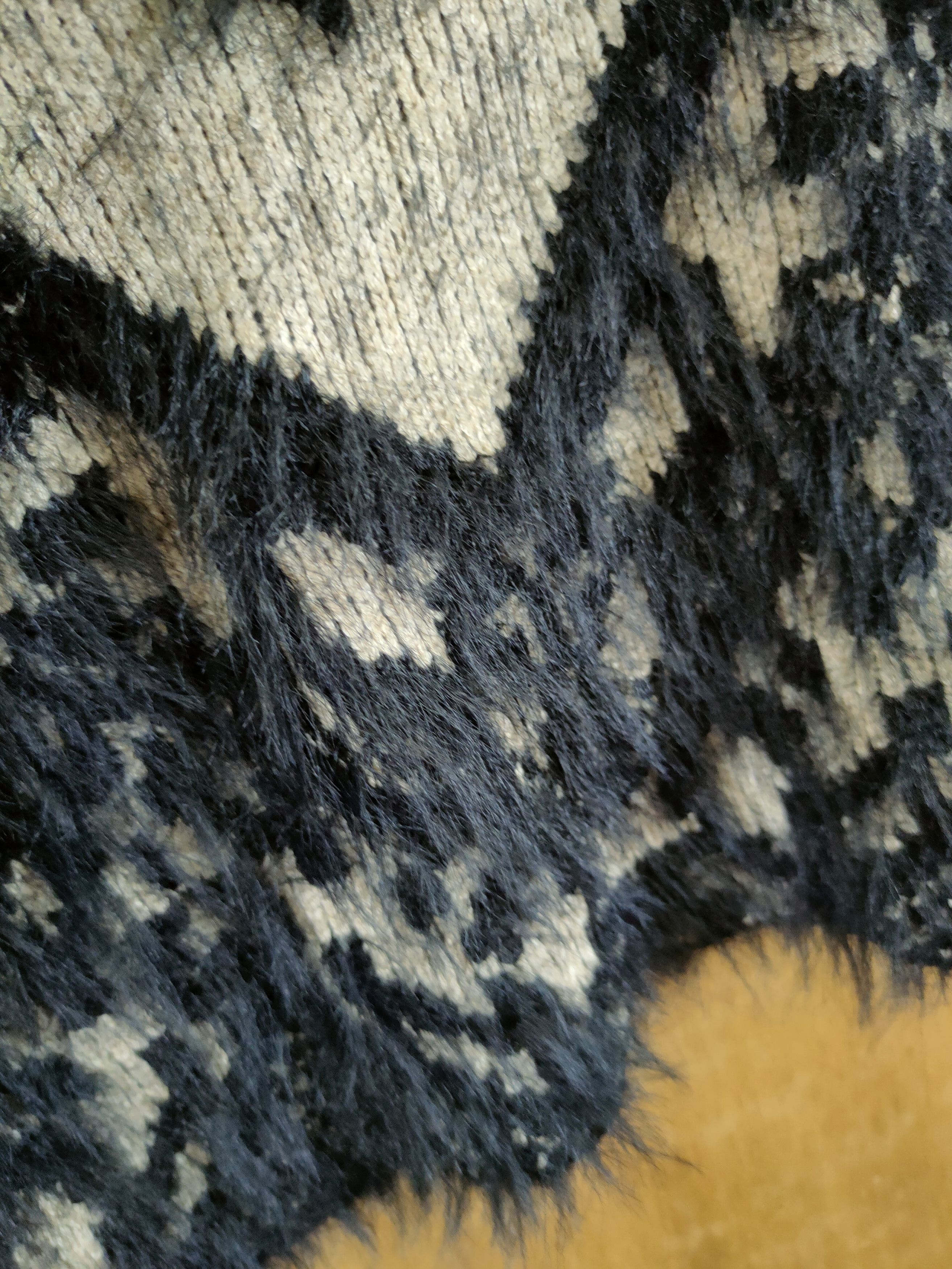 Japanese Brand Sevi Studio mohair fur shag shaggy art knitwear #46-1006DL Size US M / EU 48-50 / 2 - 6 Thumbnail