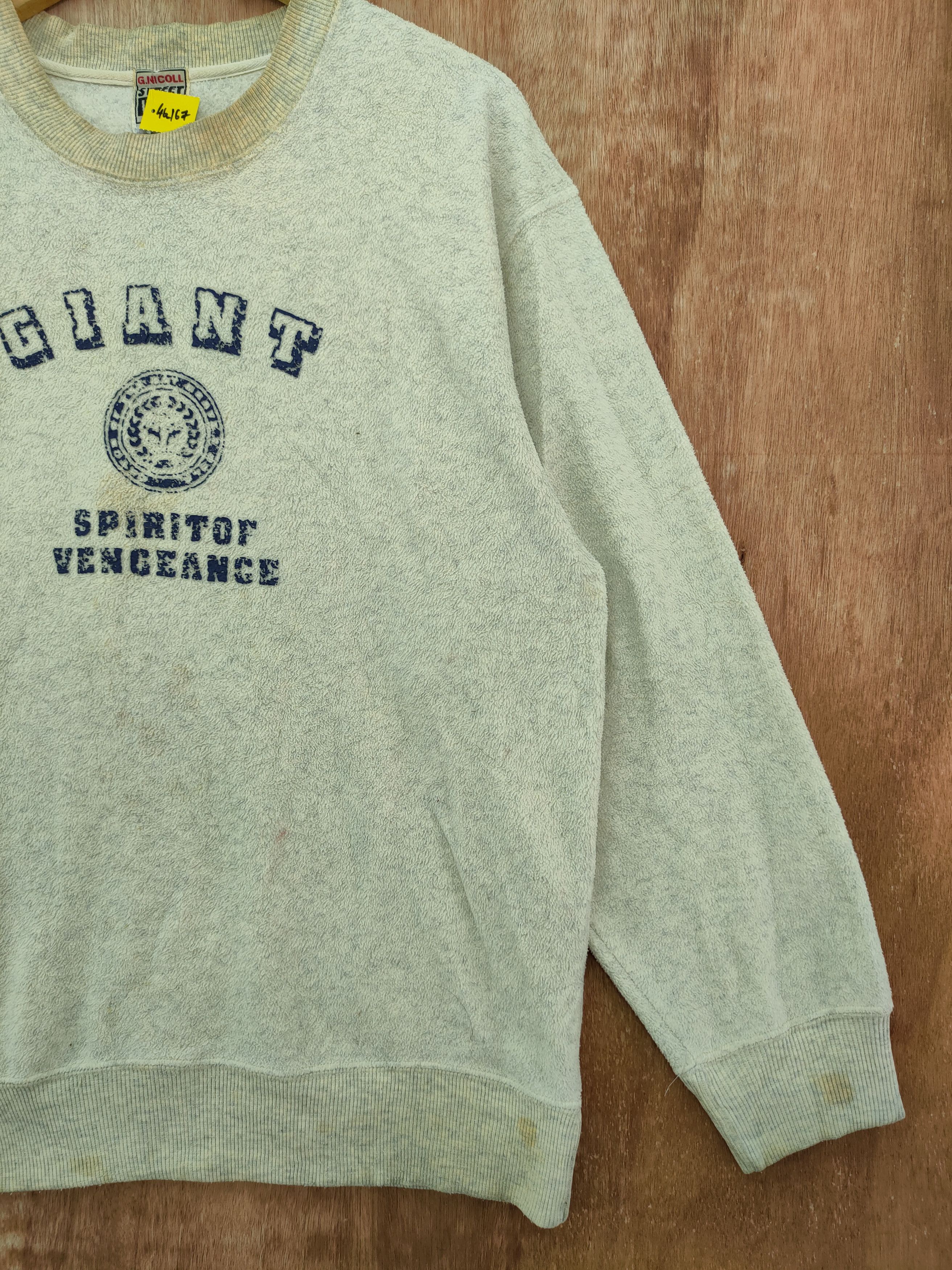 Japanese Brand DL G Nicoll Streetwear fleece sweatshirt vintage #46-167 Size US L / EU 52-54 / 3 - 3 Thumbnail