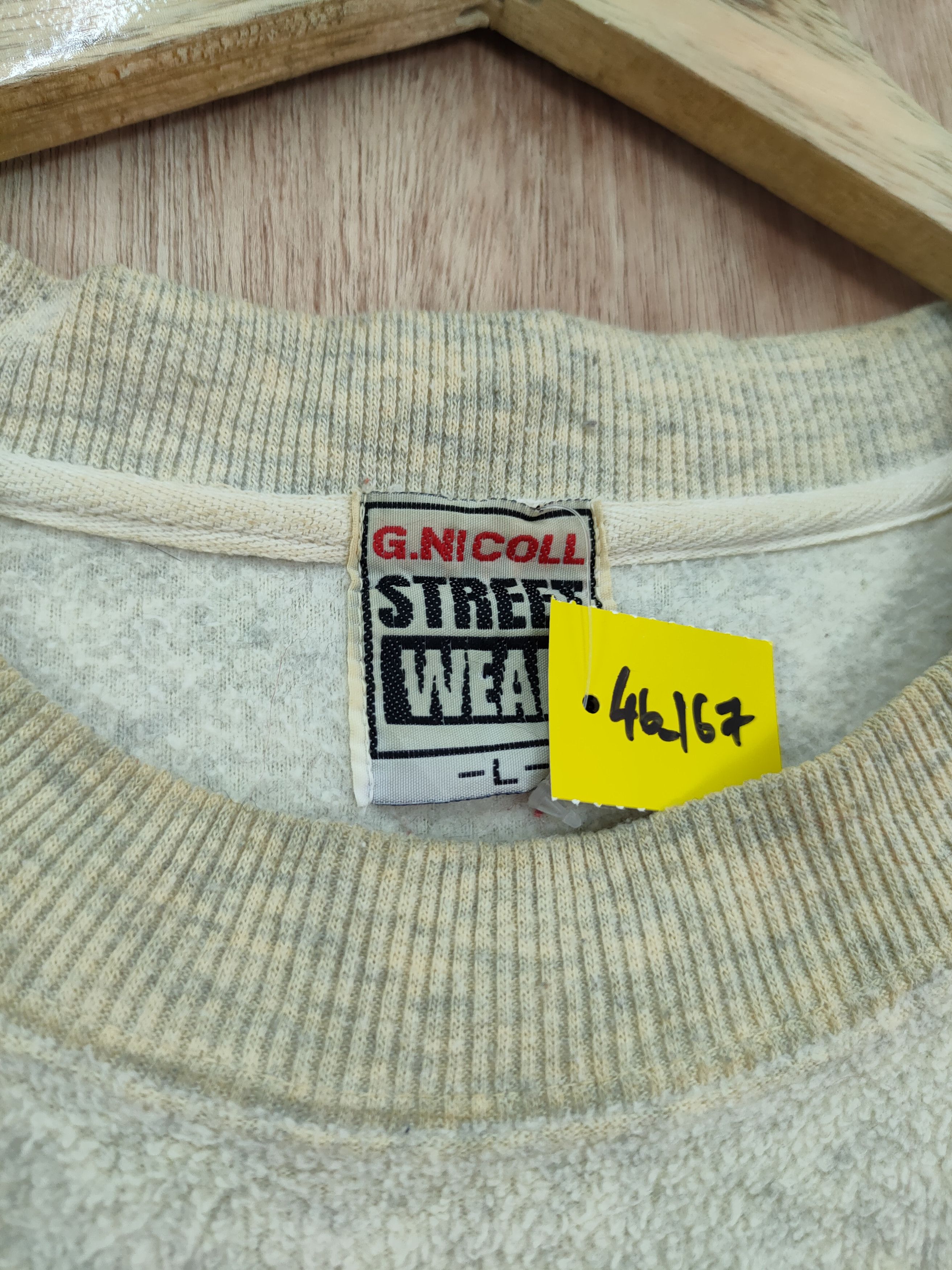 Japanese Brand DL G Nicoll Streetwear fleece sweatshirt vintage #46-167 Size US L / EU 52-54 / 3 - 6 Thumbnail
