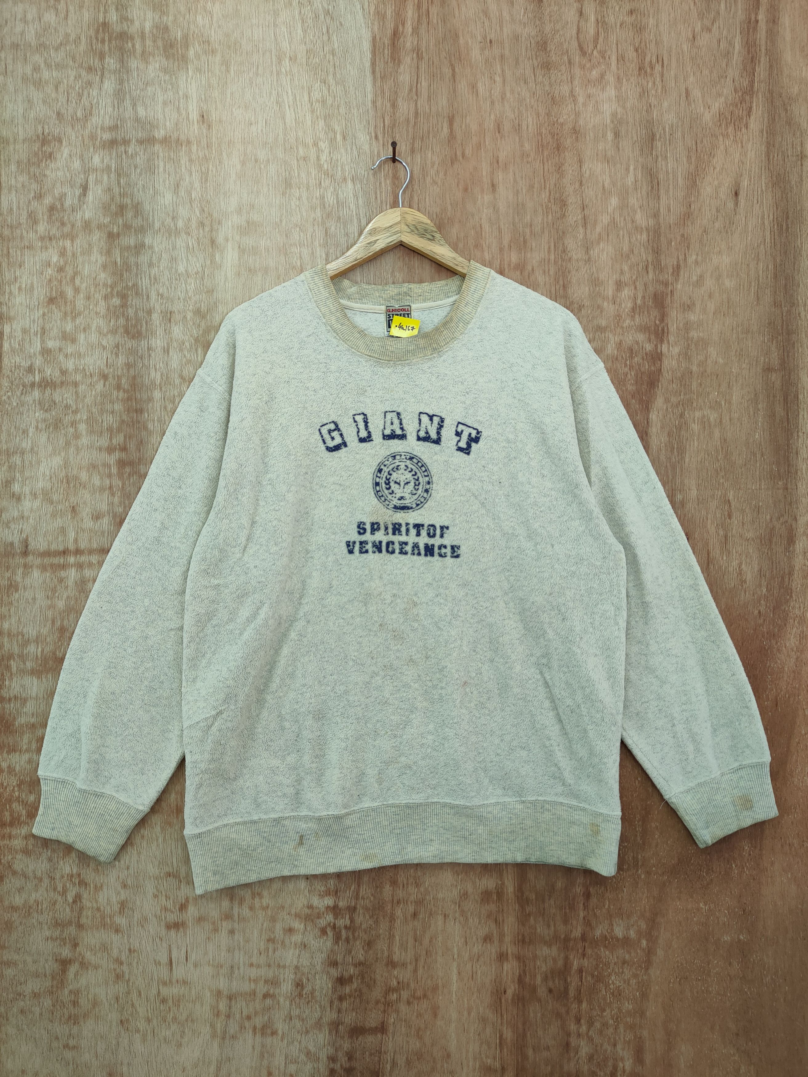 Japanese Brand DL G Nicoll Streetwear fleece sweatshirt vintage #46-167 Size US L / EU 52-54 / 3 - 1 Thumbnail