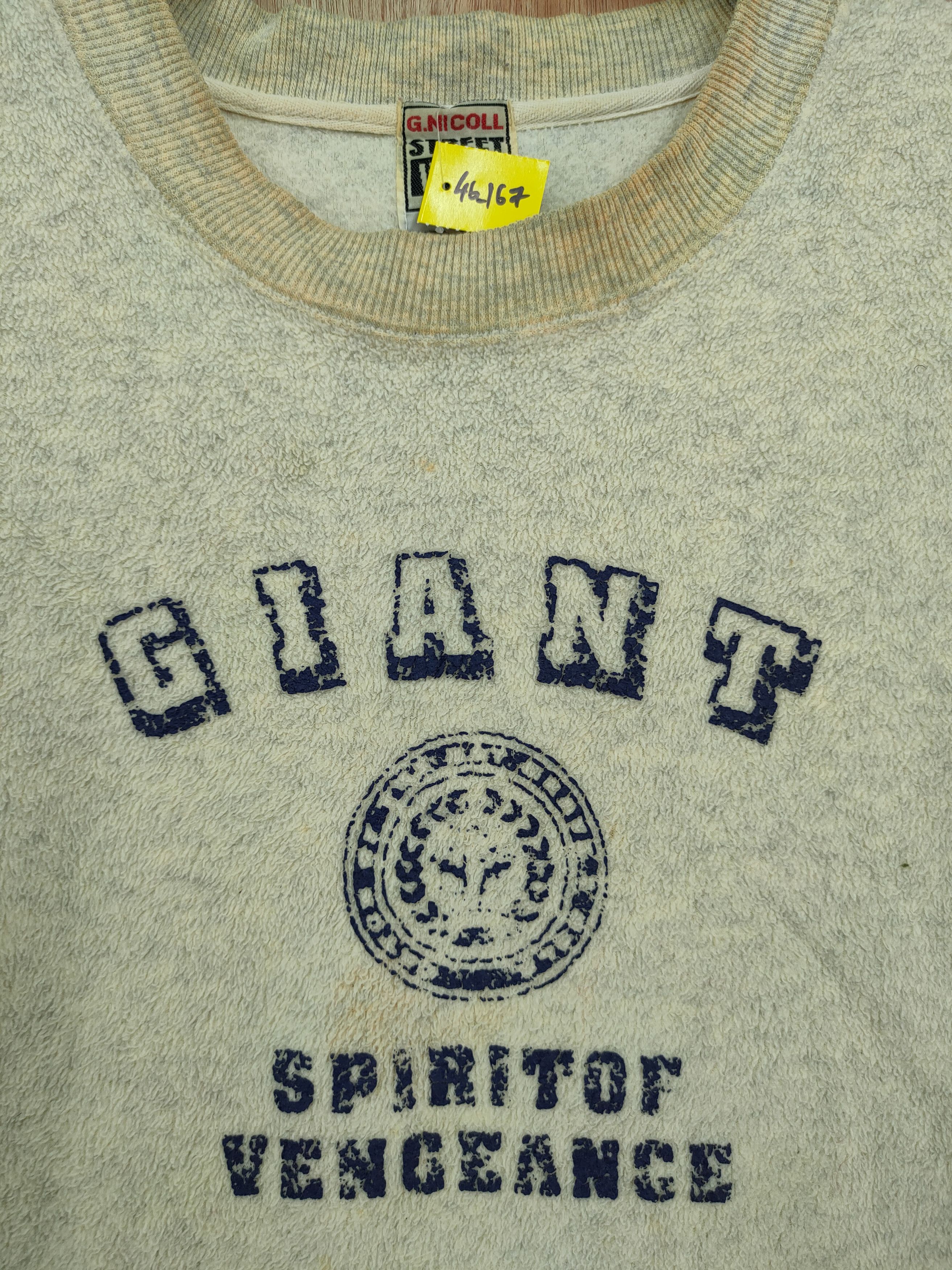 Japanese Brand DL G Nicoll Streetwear fleece sweatshirt vintage #46-167 Size US L / EU 52-54 / 3 - 5 Thumbnail