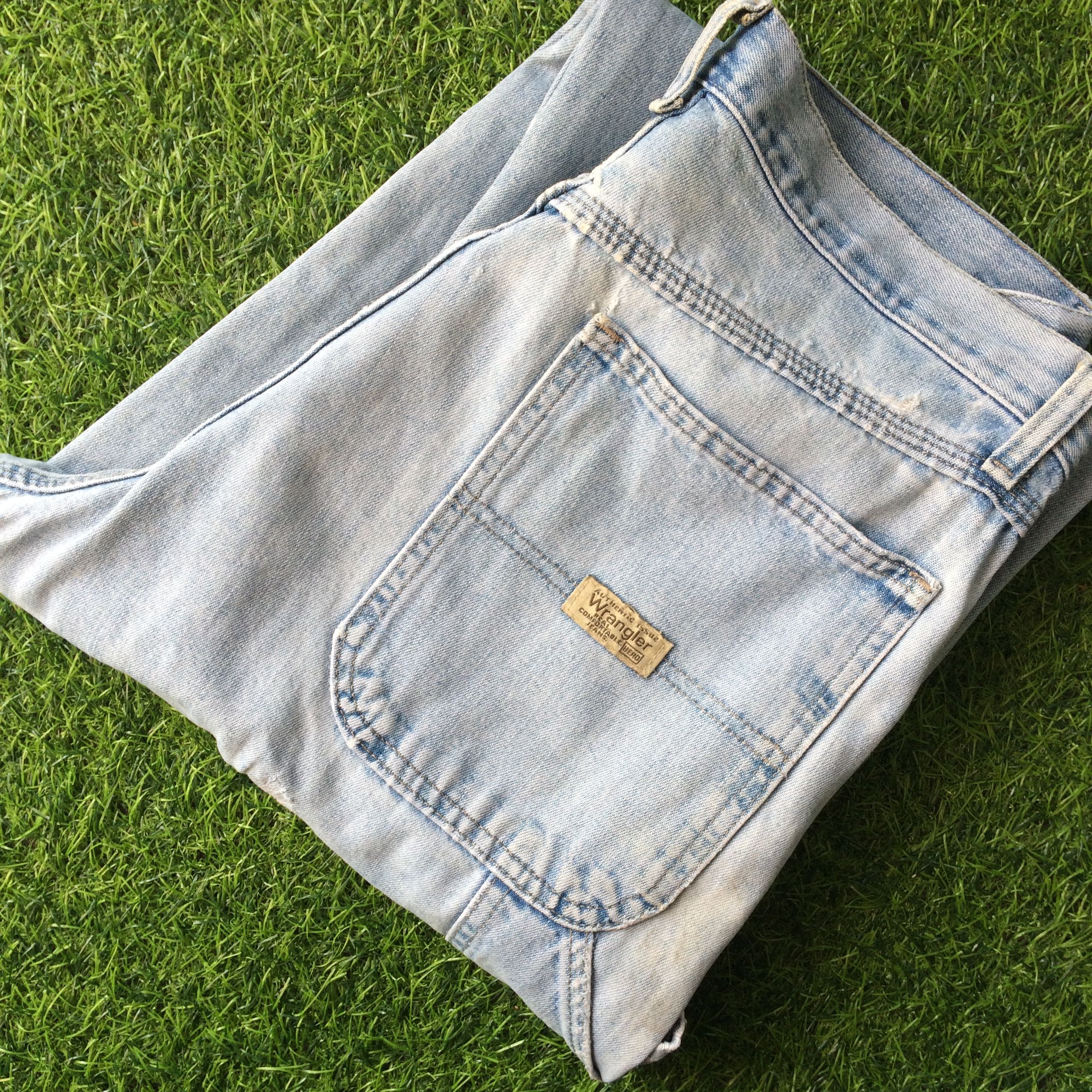Japanese Brand Ripped Light Wash Carpenter Workwear Pants #B-812 Size US 34 / EU 50 - 11 Thumbnail