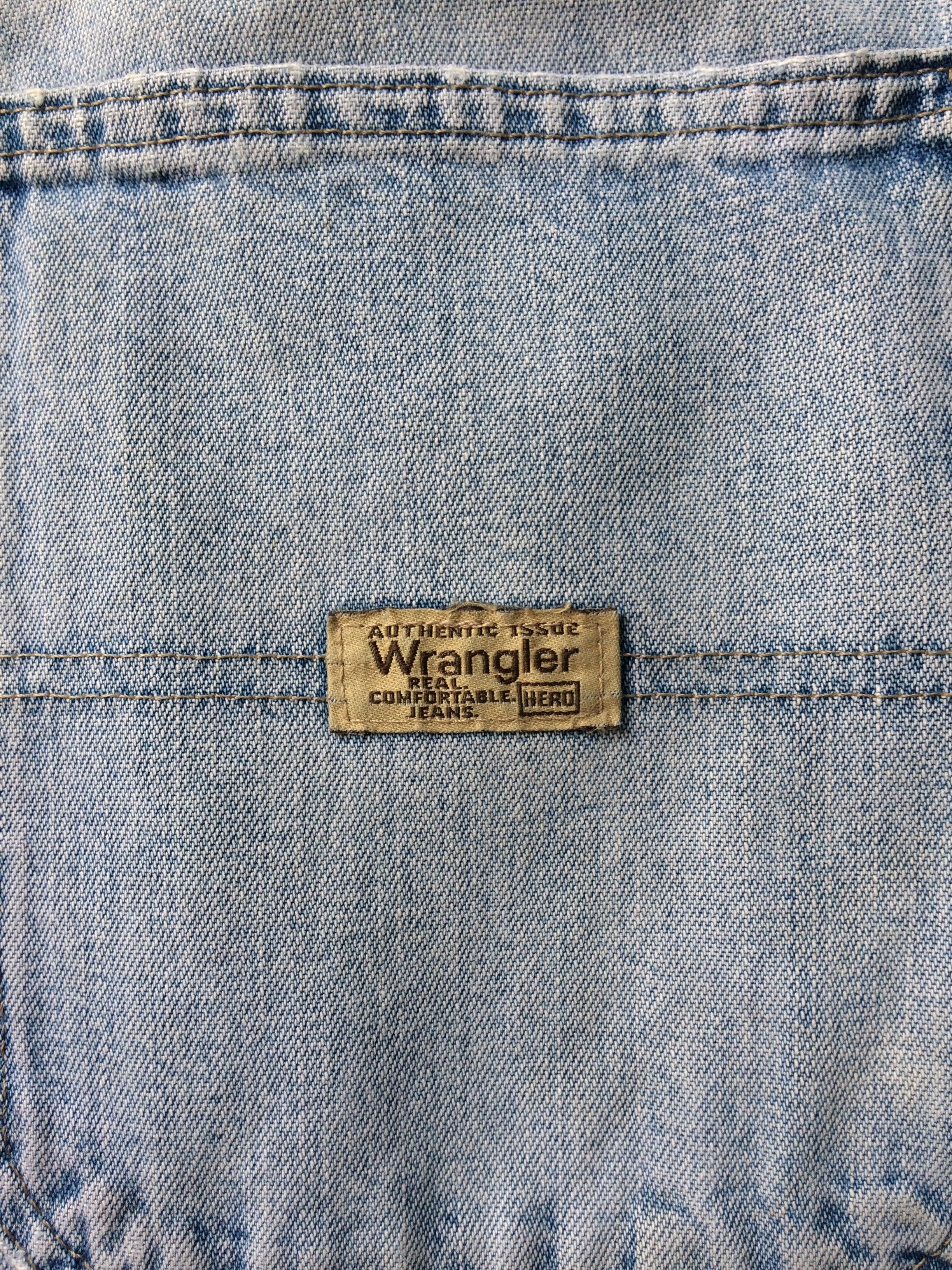 Japanese Brand Ripped Light Wash Carpenter Workwear Pants #B-812 Size US 34 / EU 50 - 12 Thumbnail