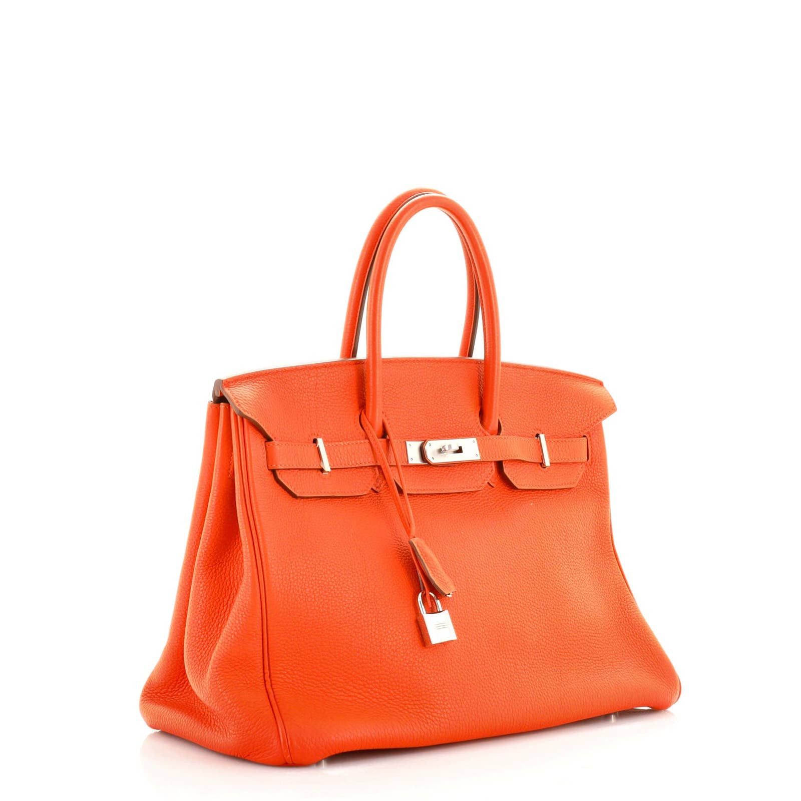 Hermes Birkin Handbag Capucine Togo with Palladium Hardware 35 Size ONE SIZE - 2 Thumbnail