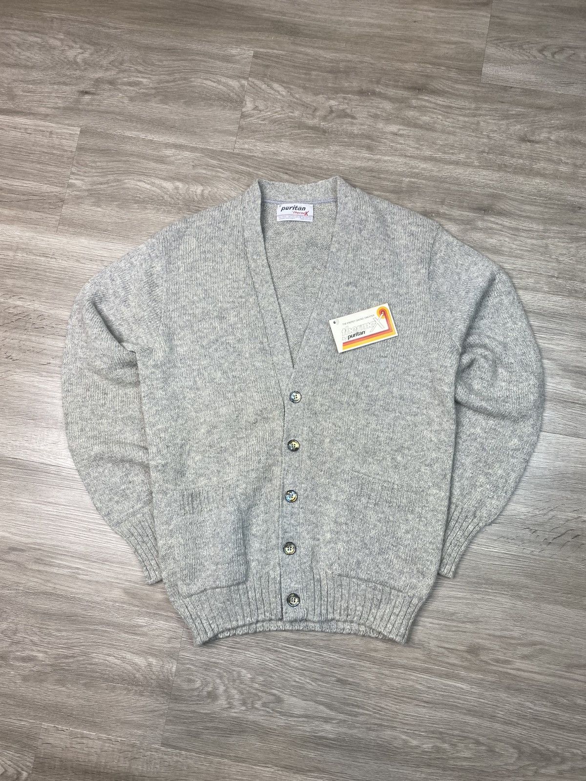 Puritan × Vintage Vintage 1970s Deadstock Puritan Wool Cardigan Sweater Size US M / EU 48-50 / 2 - 1 Thumbnail