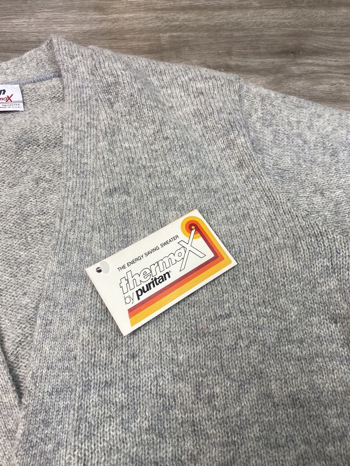 Puritan × Vintage Vintage 1970s Deadstock Puritan Wool Cardigan Sweater Size US M / EU 48-50 / 2 - 4 Thumbnail