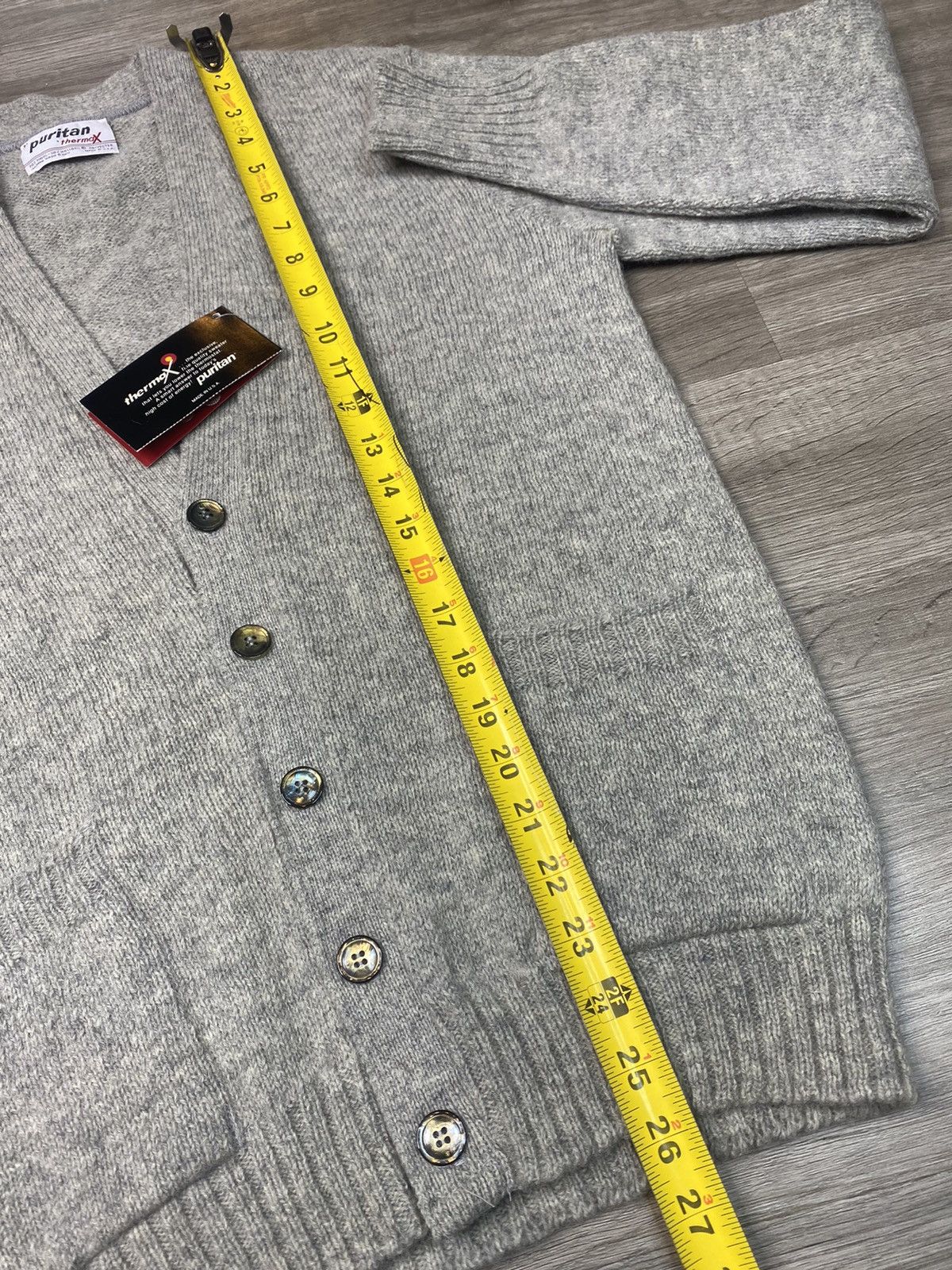 Puritan × Vintage Vintage 1970s Deadstock Puritan Wool Cardigan Sweater Size US M / EU 48-50 / 2 - 9 Thumbnail