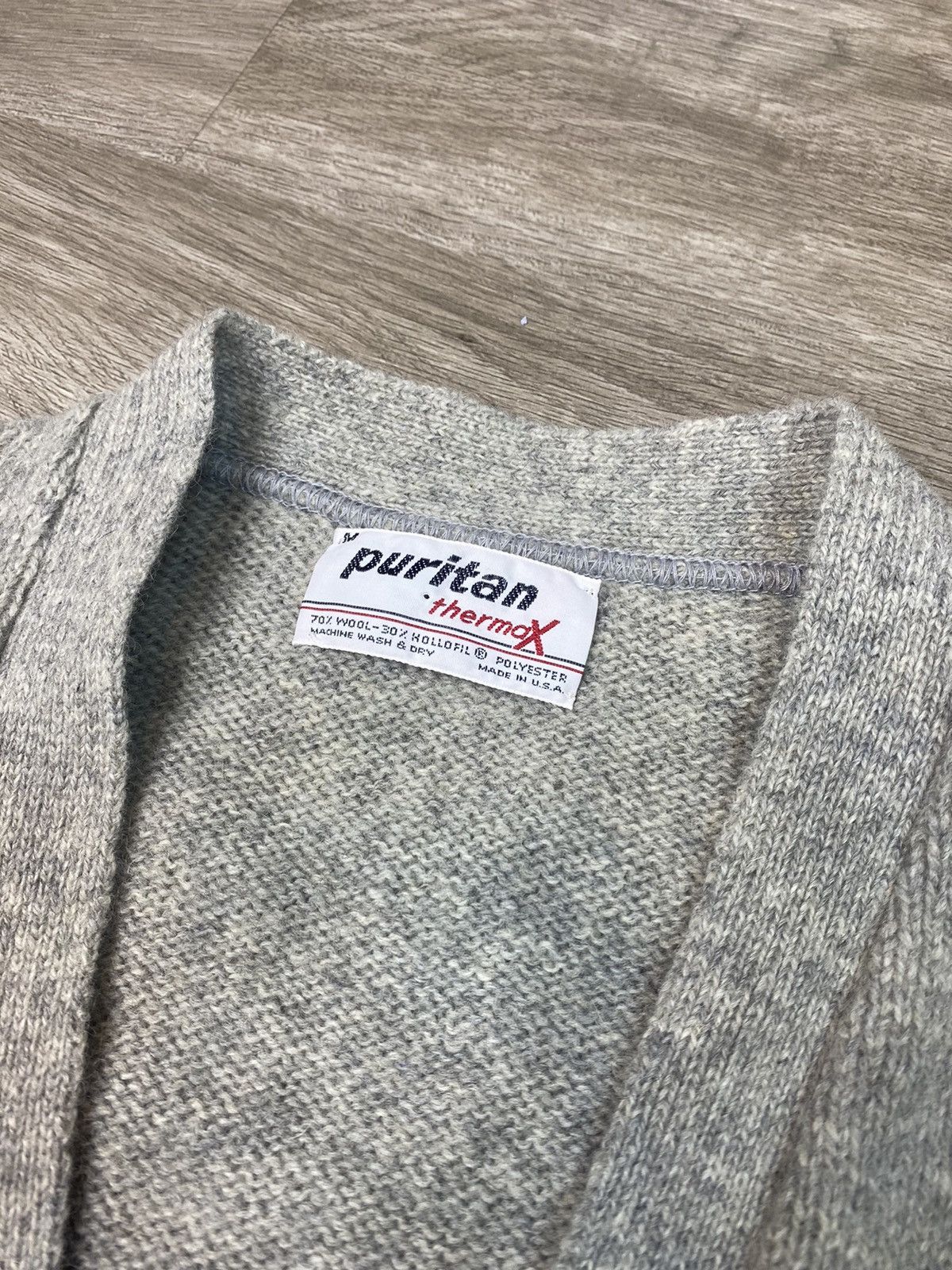 Puritan × Vintage Vintage 1970s Deadstock Puritan Wool Cardigan Sweater Size US M / EU 48-50 / 2 - 7 Thumbnail