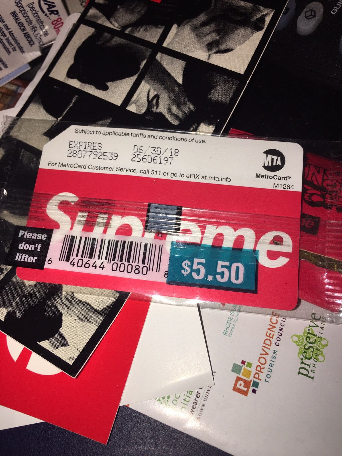 Supreme Metrocard