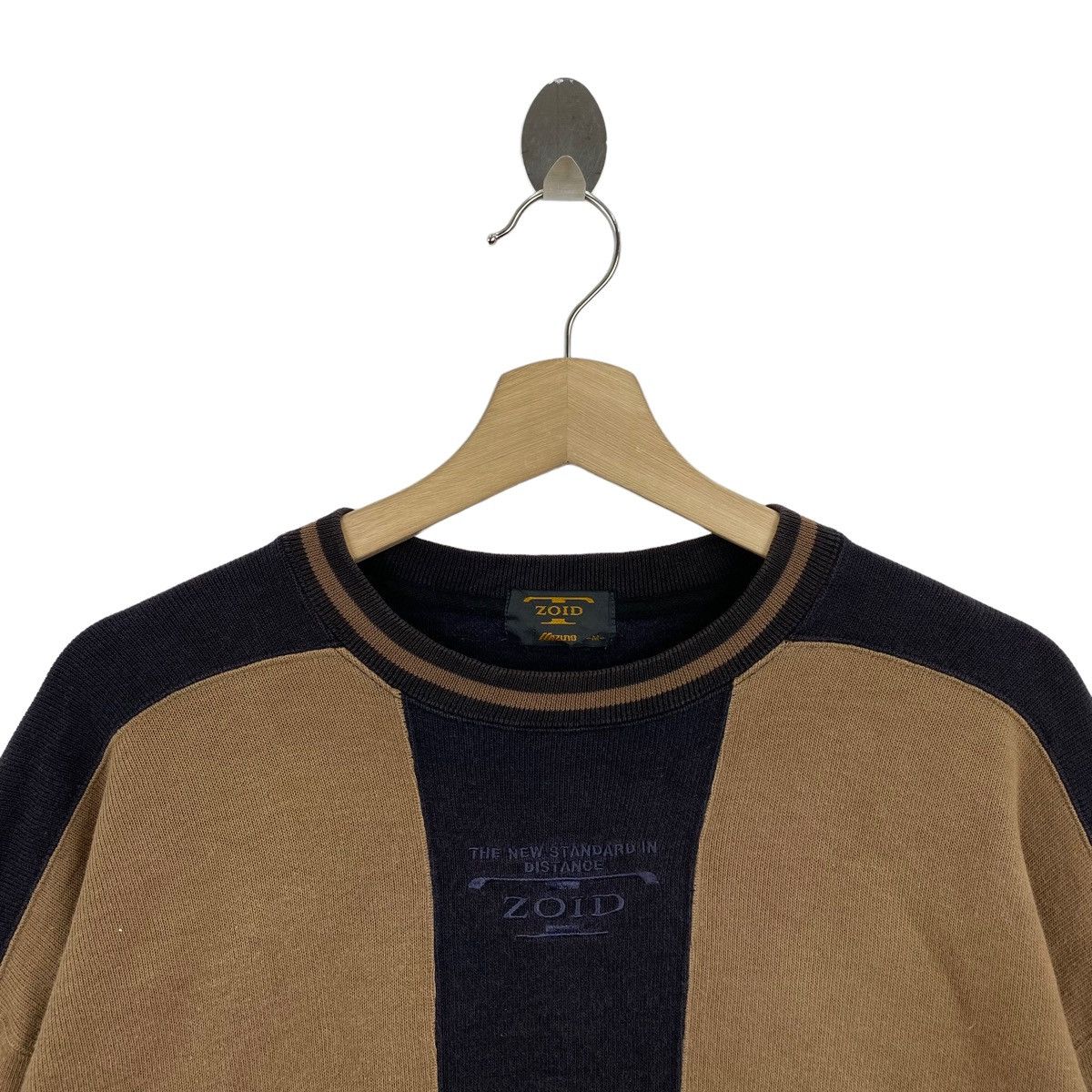 Mizuno MIZUNO ZOID Golf Japane Brand Colour Block Brown Sweatshirt Size US M / EU 48-50 / 2 - 2 Thumbnail