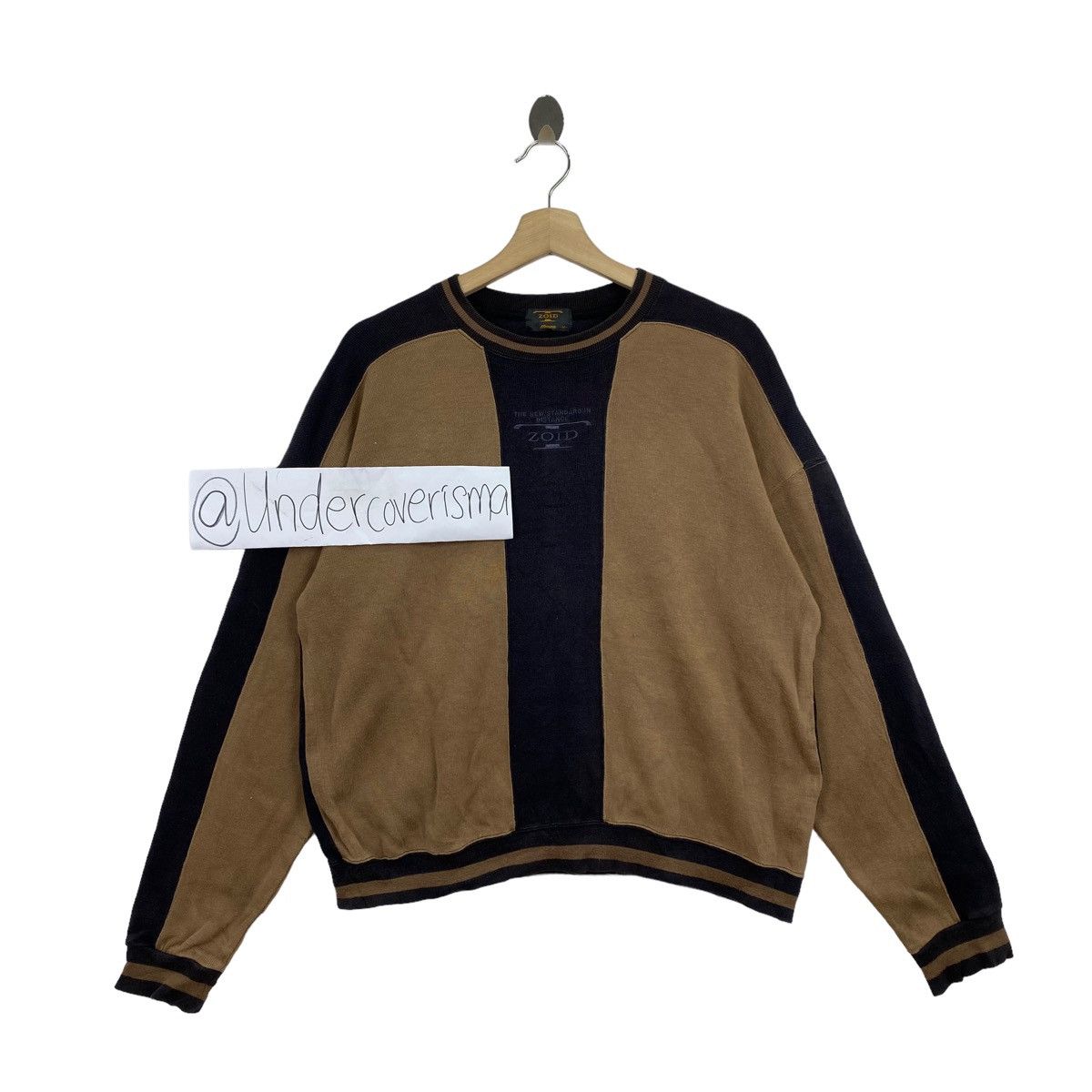 Mizuno MIZUNO ZOID Golf Japane Brand Colour Block Brown Sweatshirt Size US M / EU 48-50 / 2 - 1 Thumbnail
