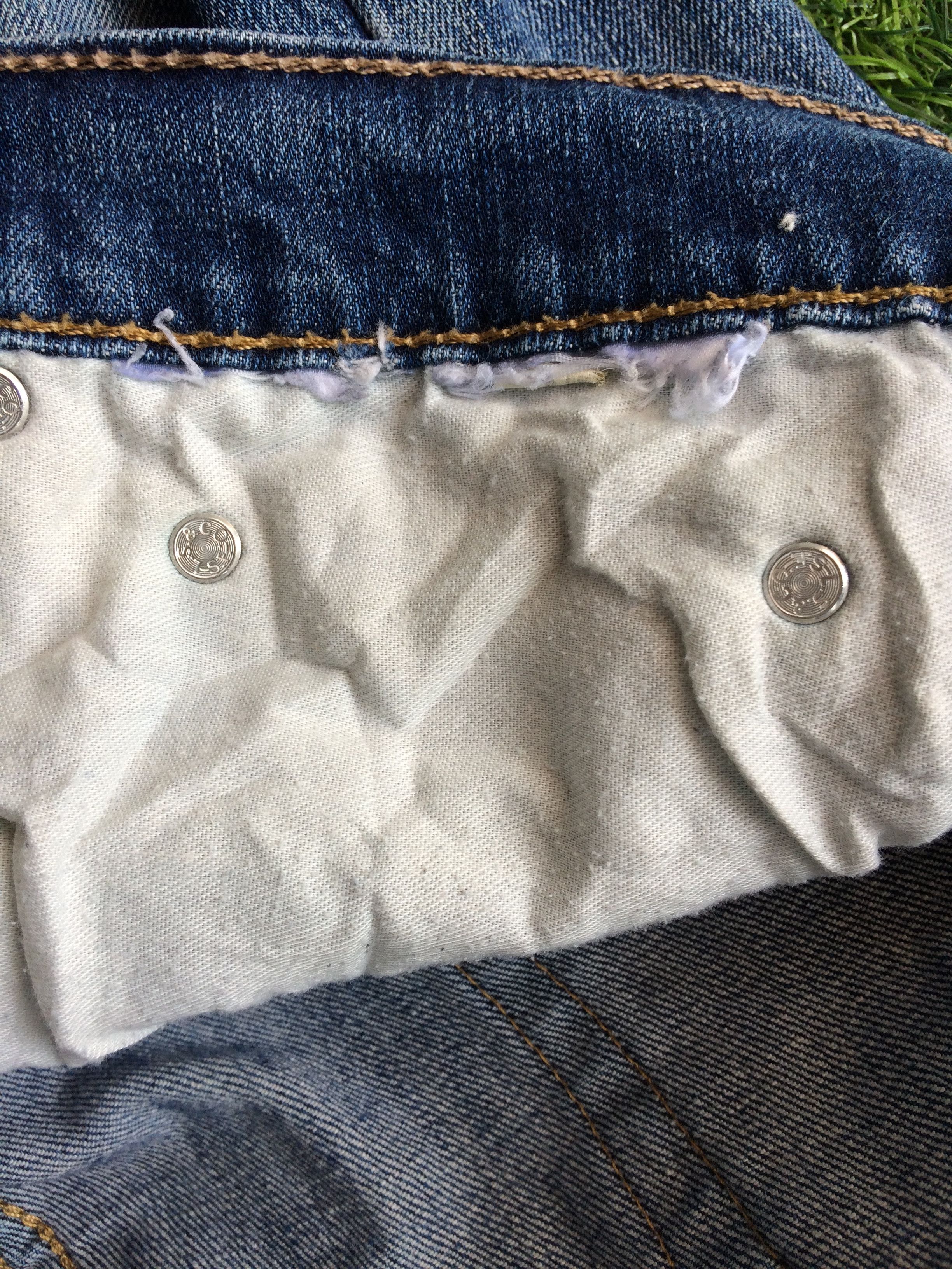 Levi's Distressed Levis Stretch Denim Straight Leg Jeans #B-799 Size US 34 / EU 50 - 12 Thumbnail