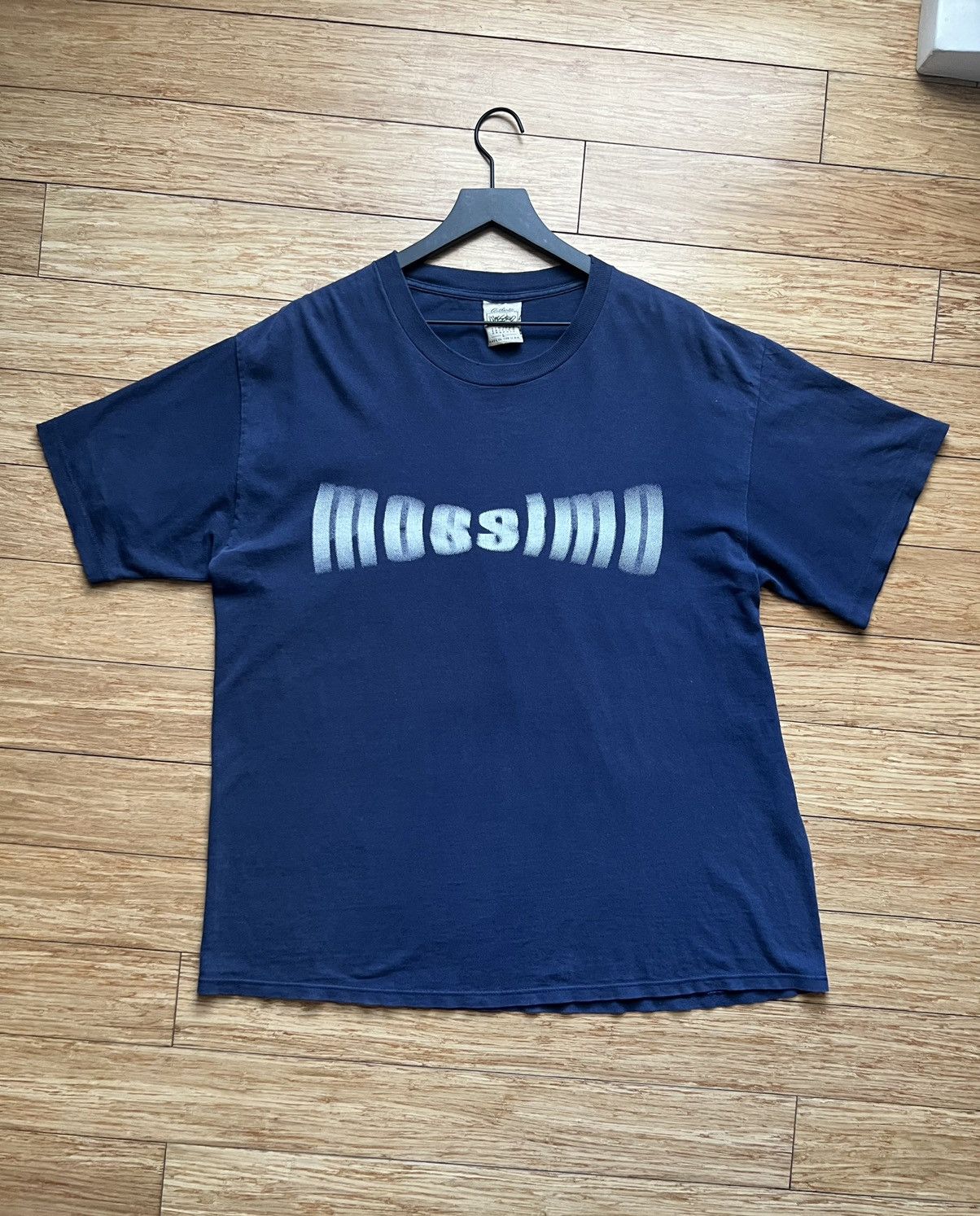 Mossimo × Vintage Vintage 90s Mossimo Motion Blur Logo T-Shirt