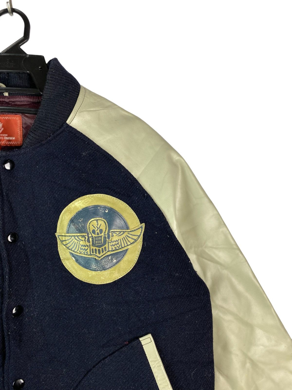 Avirex × Vintage AVIREX Officer Uniform varsity leather/wool jacket Size US M / EU 48-50 / 2 - 2 Thumbnail