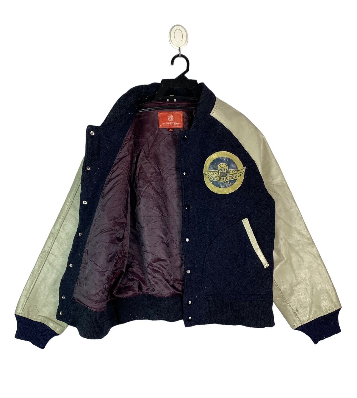 Avirex × Vintage AVIREX Officer Uniform varsity leather/wool jacket Size US M / EU 48-50 / 2 - 3 Thumbnail