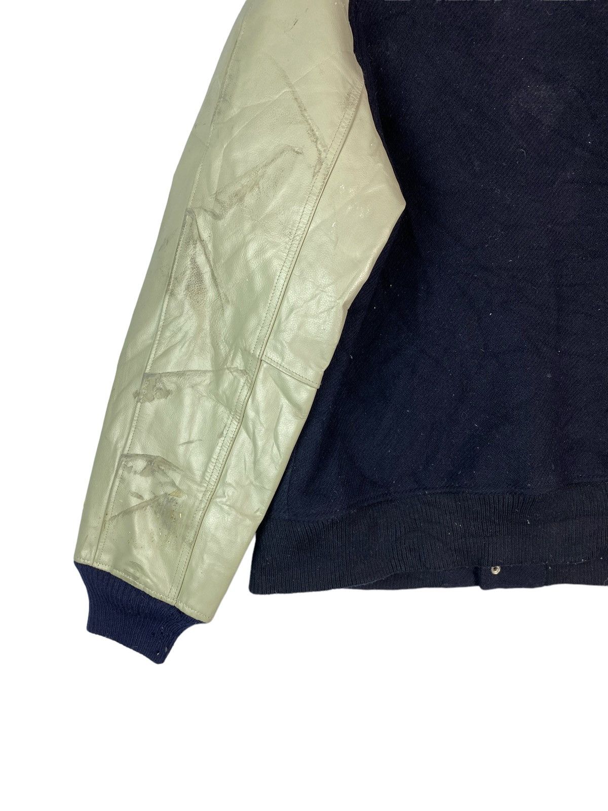 Avirex × Vintage AVIREX Officer Uniform varsity leather/wool jacket Size US M / EU 48-50 / 2 - 5 Thumbnail
