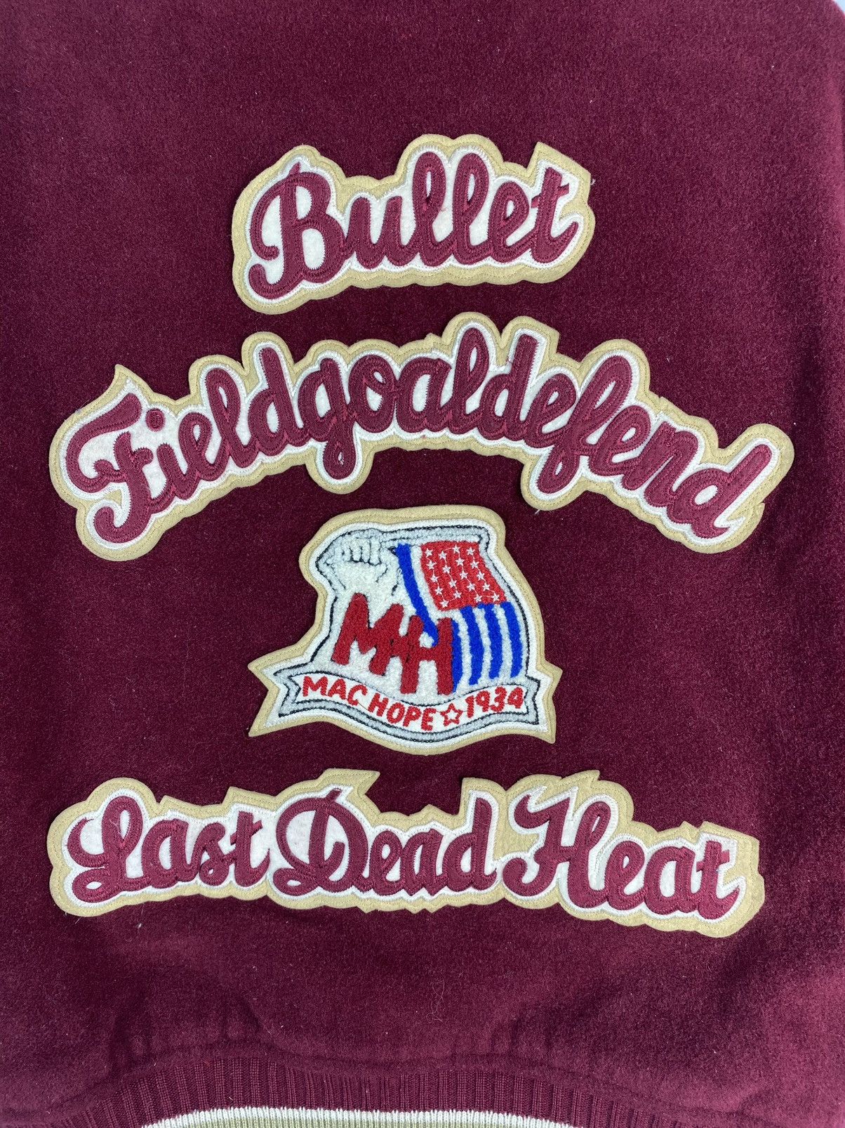 Vintage 🔥MacHope wool mix leather varsity stadium letterman jacket Size US M / EU 48-50 / 2 - 2 Thumbnail
