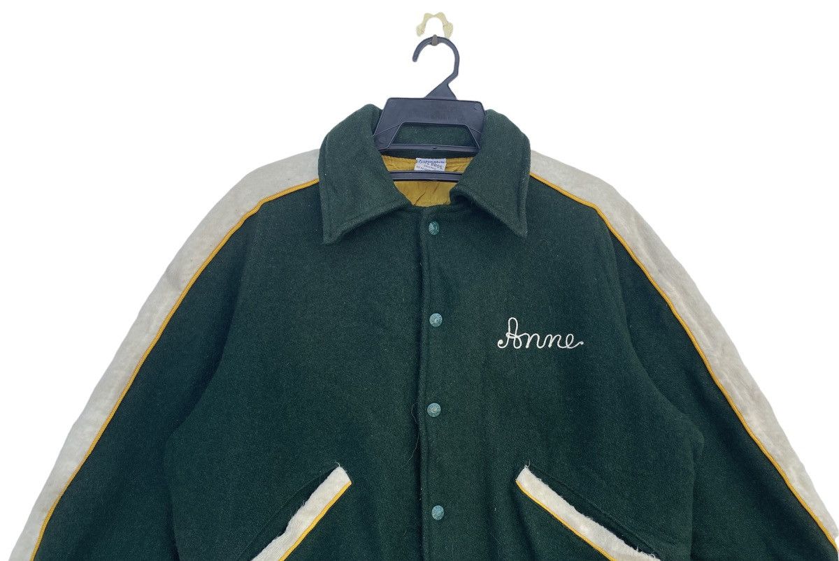 Vintage 90s Kaye Bros Award Jacket Anne logo chainstitch embroidered Size US M / EU 48-50 / 2 - 3 Thumbnail