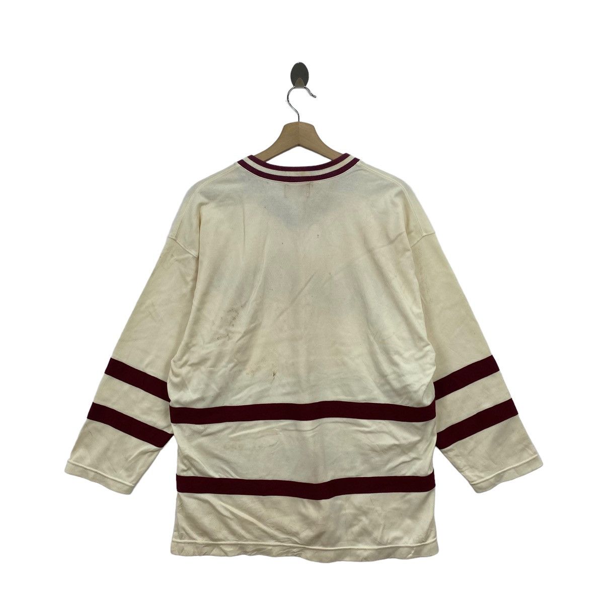 Vintage RAWLINGS ST. LOUIS Usa Big Brand Print Cream Sweatshirt Size US L / EU 52-54 / 3 - 9 Thumbnail