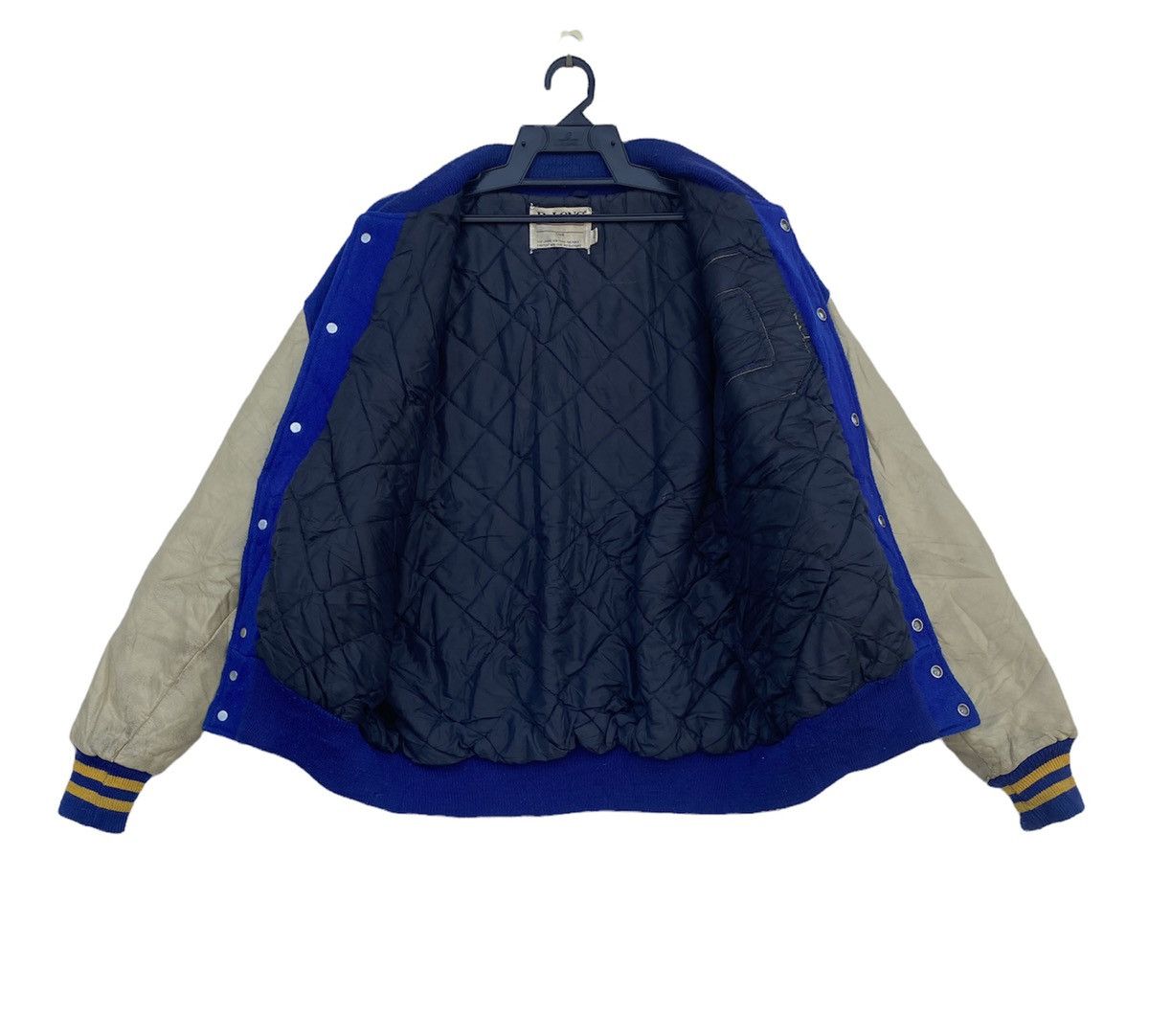 Delong × Vintage Vintage 97 Delong letterman varsity jacket quilted lined Size US L / EU 52-54 / 3 - 4 Thumbnail